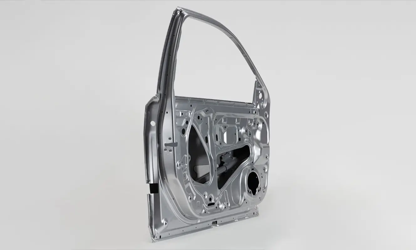 Automotive stainless steel sheet metal Stainless steel sheet metal components for automotive applications, precision cut with a fiber laser cutting machine for consistent shapes and accurate dimensions.