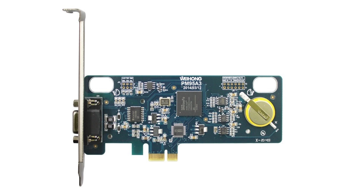The Weihong PM95A PCIe bus motion control card for CNC router machine