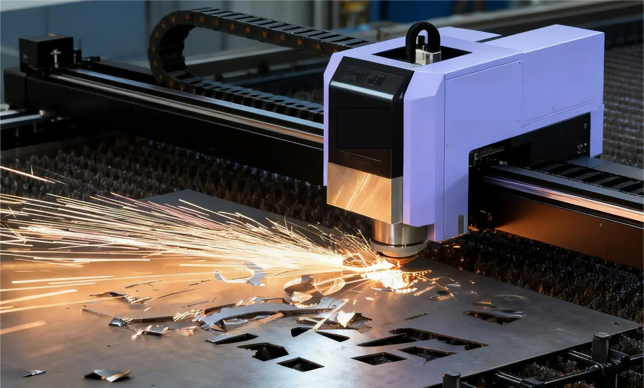 How is the laser generated