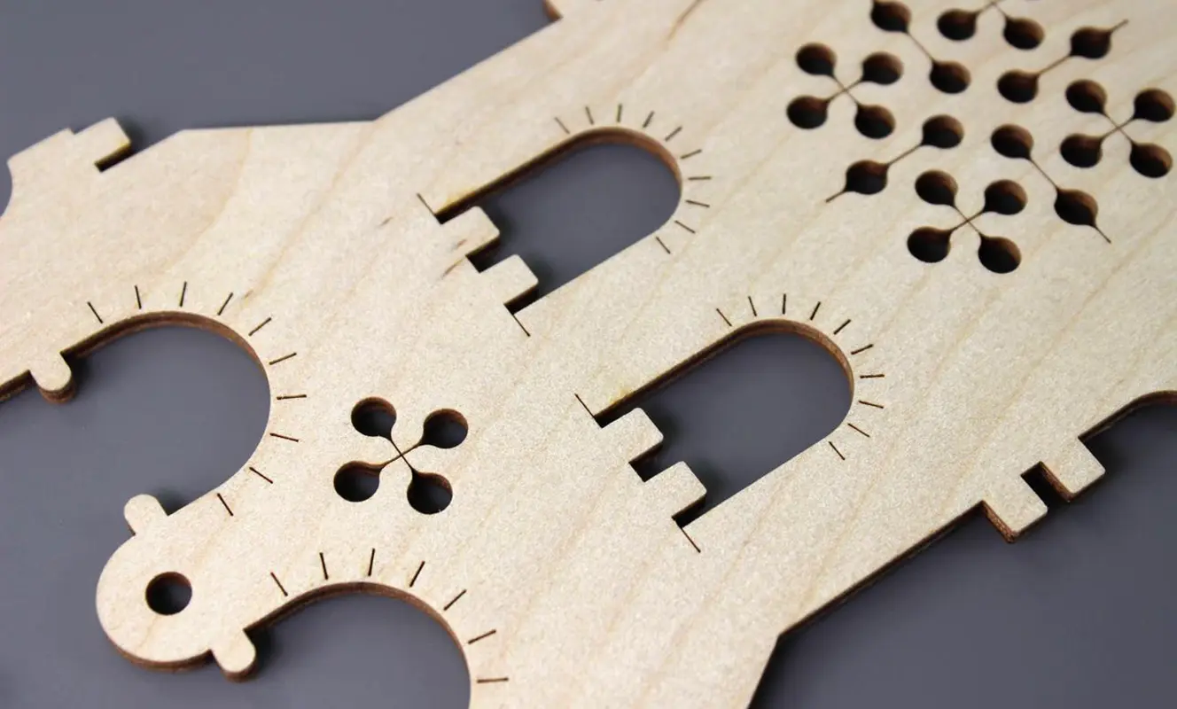 Processing wood with a CO2 laser cutting machine CO2 laser cutting machine cutting and engraving wood with precision and clean edges