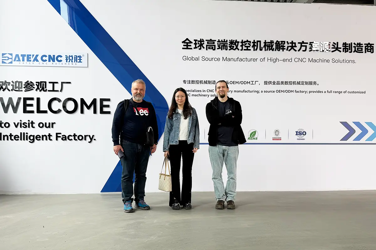 Russian Furniture Manufacturer Visit CNC Wood Lathe Factory