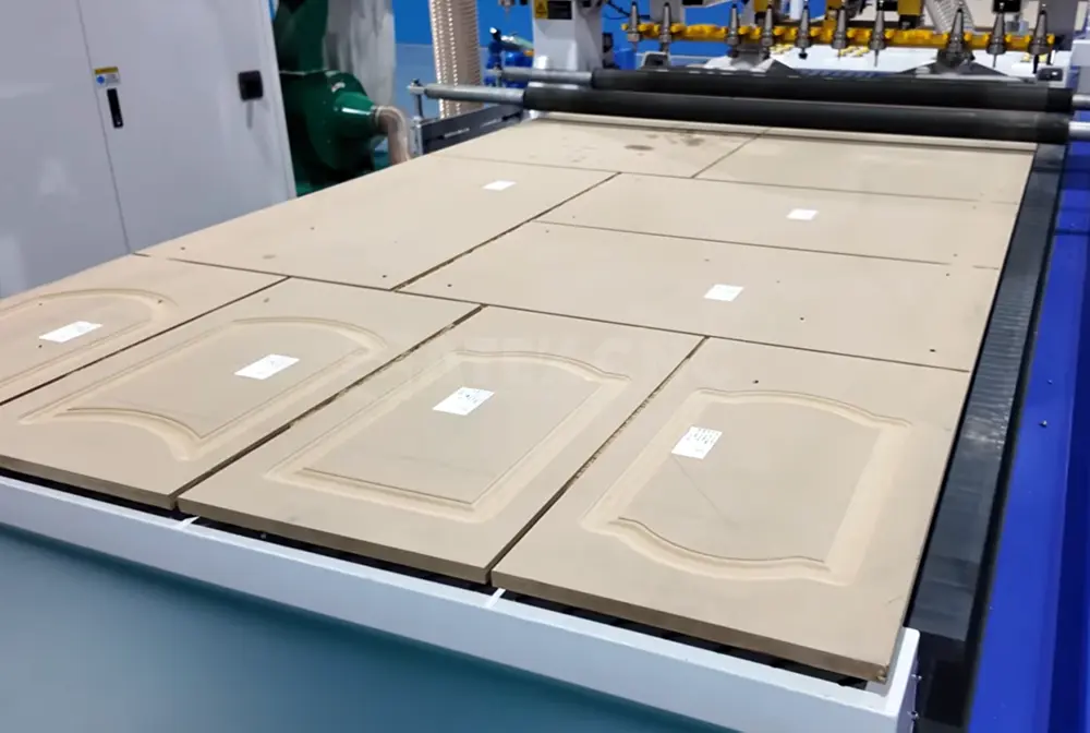 4x9 Linear ATC CNC Router Cutting Performance