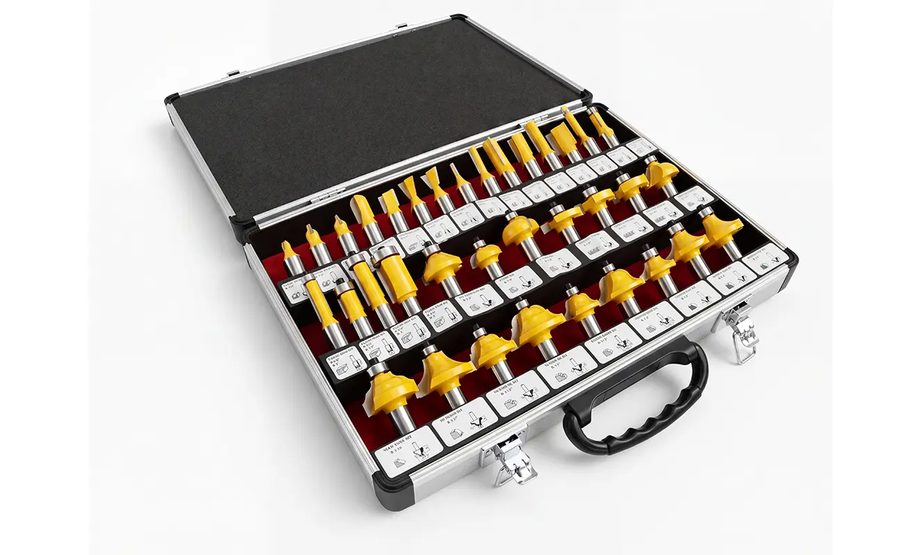 Spire CNC router tool set Each Spire CNC router also includes a complimentary accessory package with machining tools, making it easier for customers to begin testing and sample production after receiving the machine.
