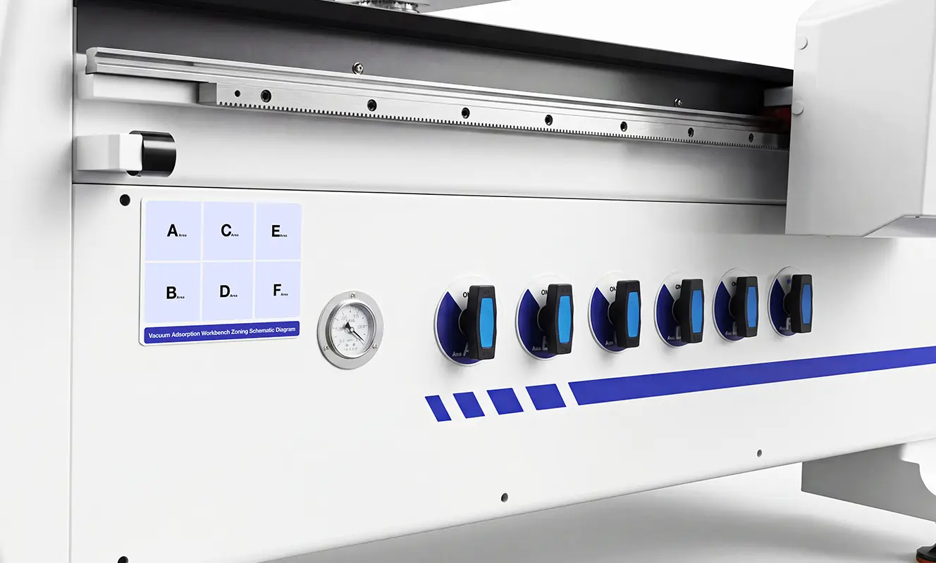 6-zone vacuum table