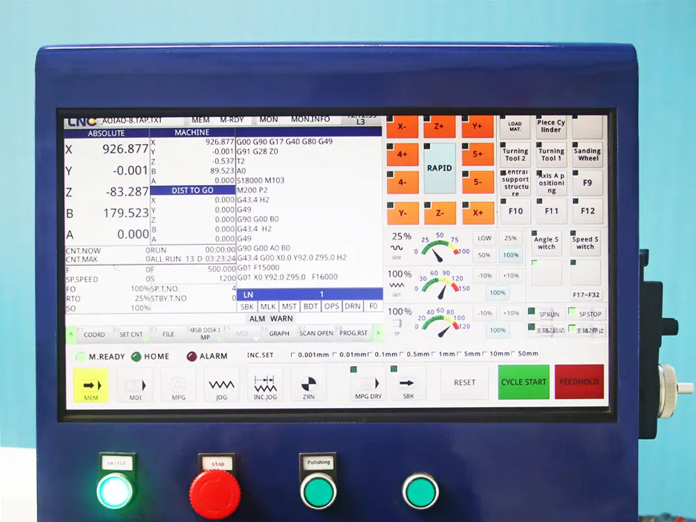 CNC wood lathe Control System