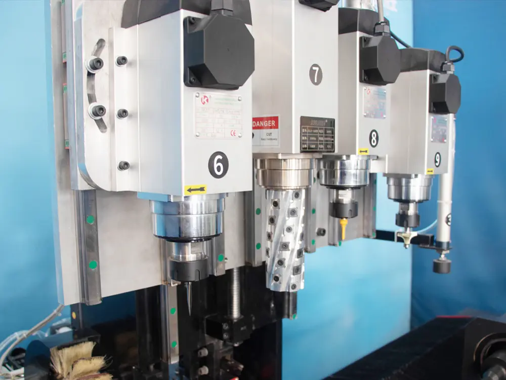 4-axis multifunctional CNC wood lathe