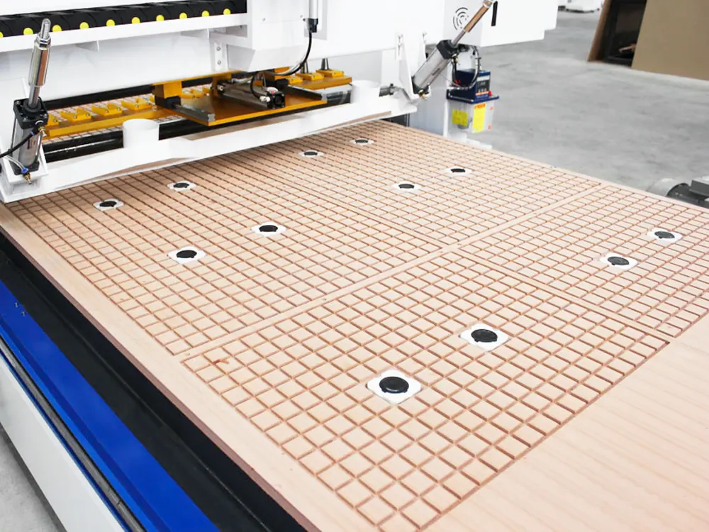 6-zone, 24-hole vacuum adsorption table