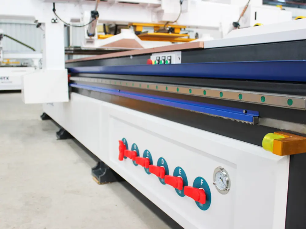 Vacuum adsorption zone control valves