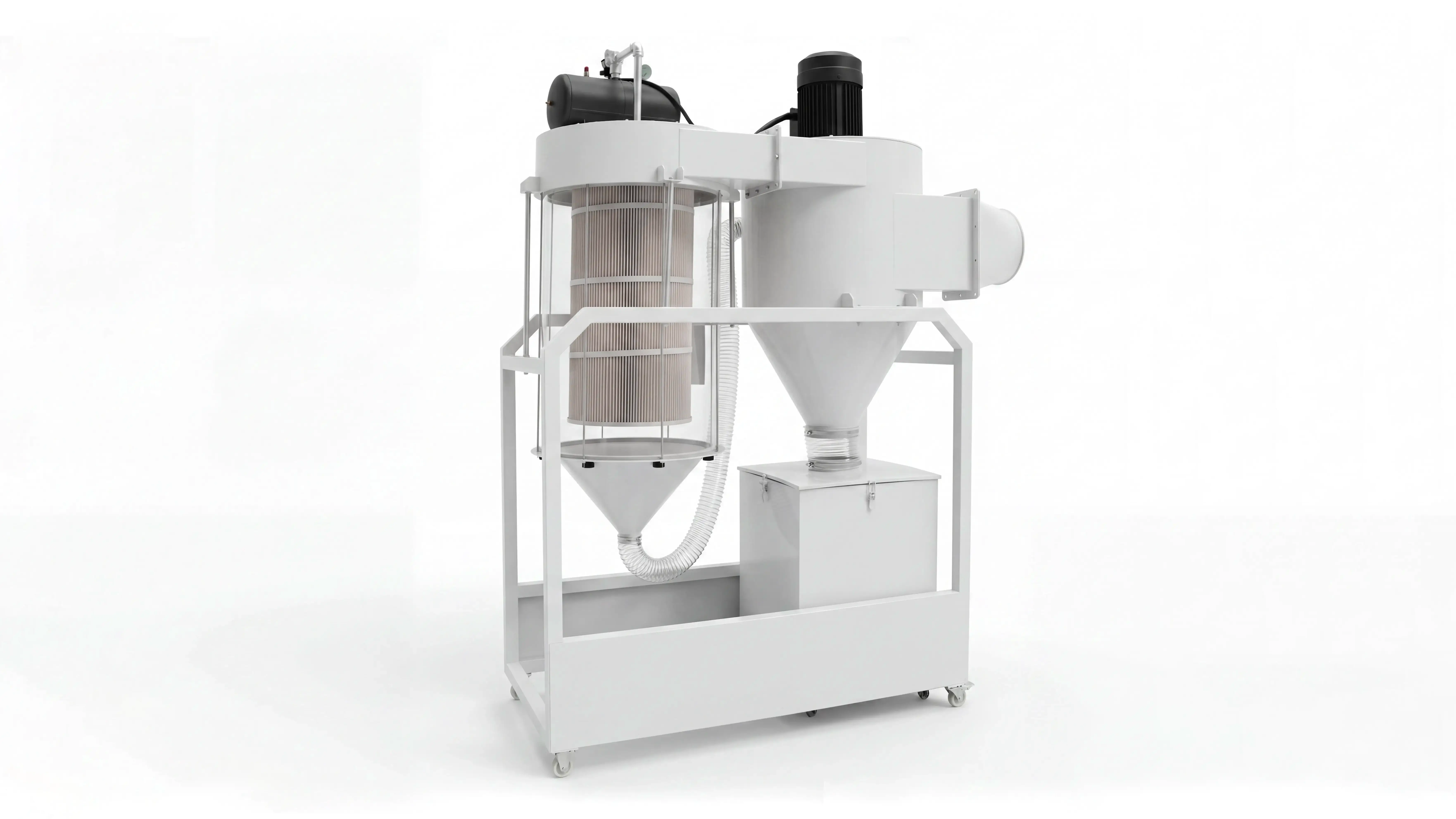 7.5kW pulse cyclone dust collector dust collector 7.5kW pulse cyclone dust collector dust collector of Spire 1530 4-axis CNC router