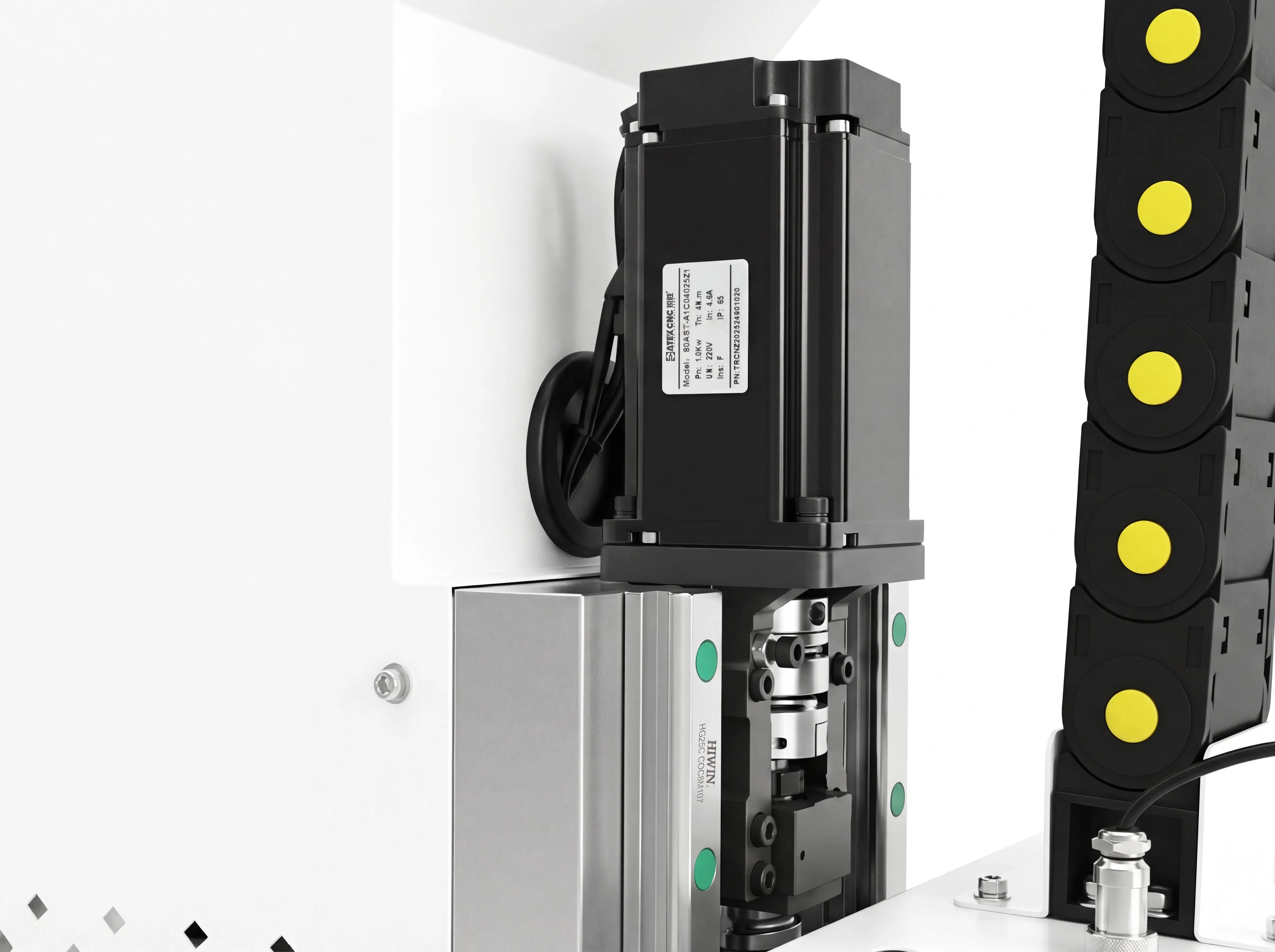  CATEKCNC self-developed 1000W servo motor for Spire 1325 CNC router with flood cooling