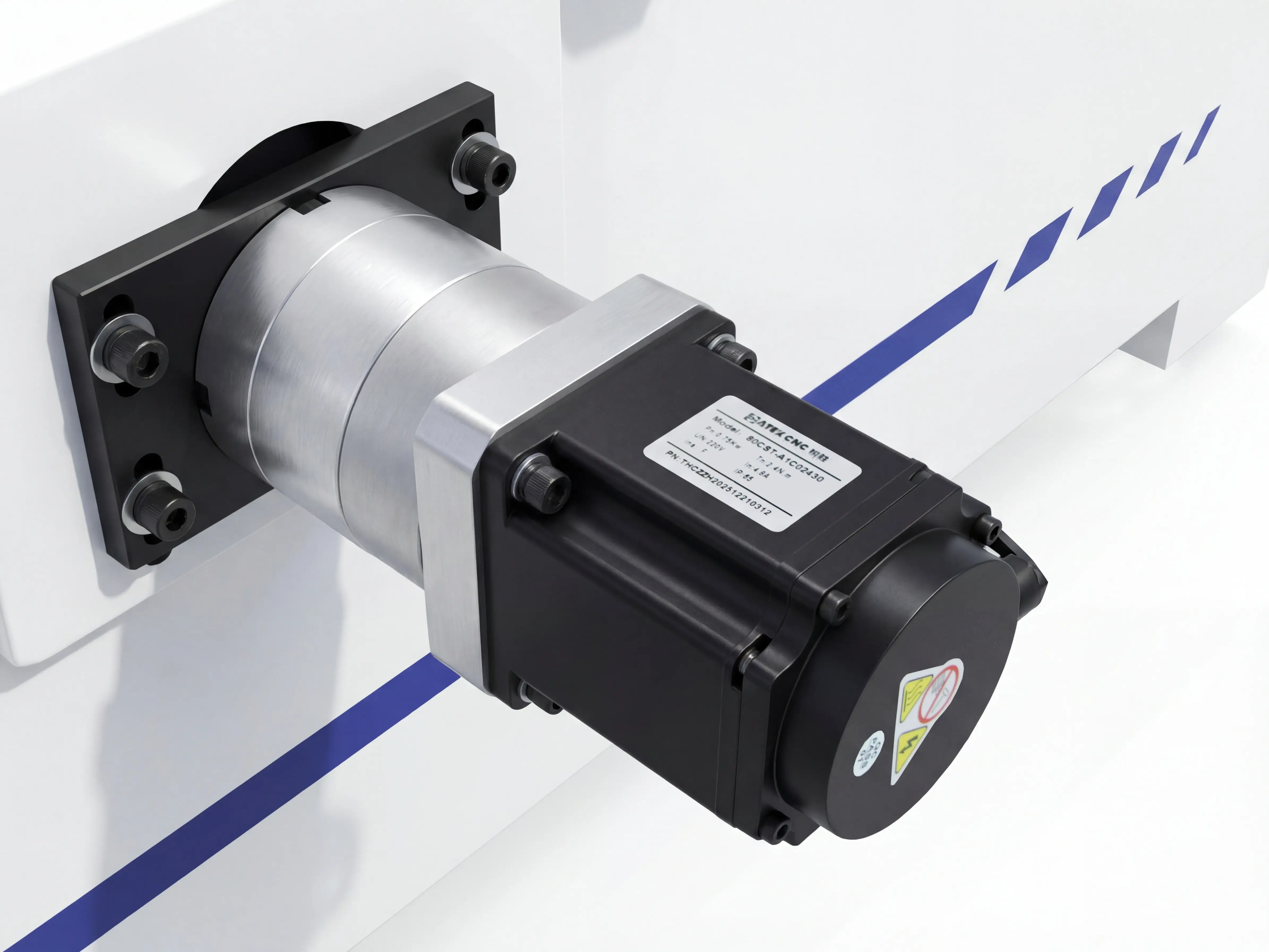 CATEKCNC self-developed servo motor and Shimpo (Japan) planetary gear reducers for Spire 1325 CNC router with flood cooling