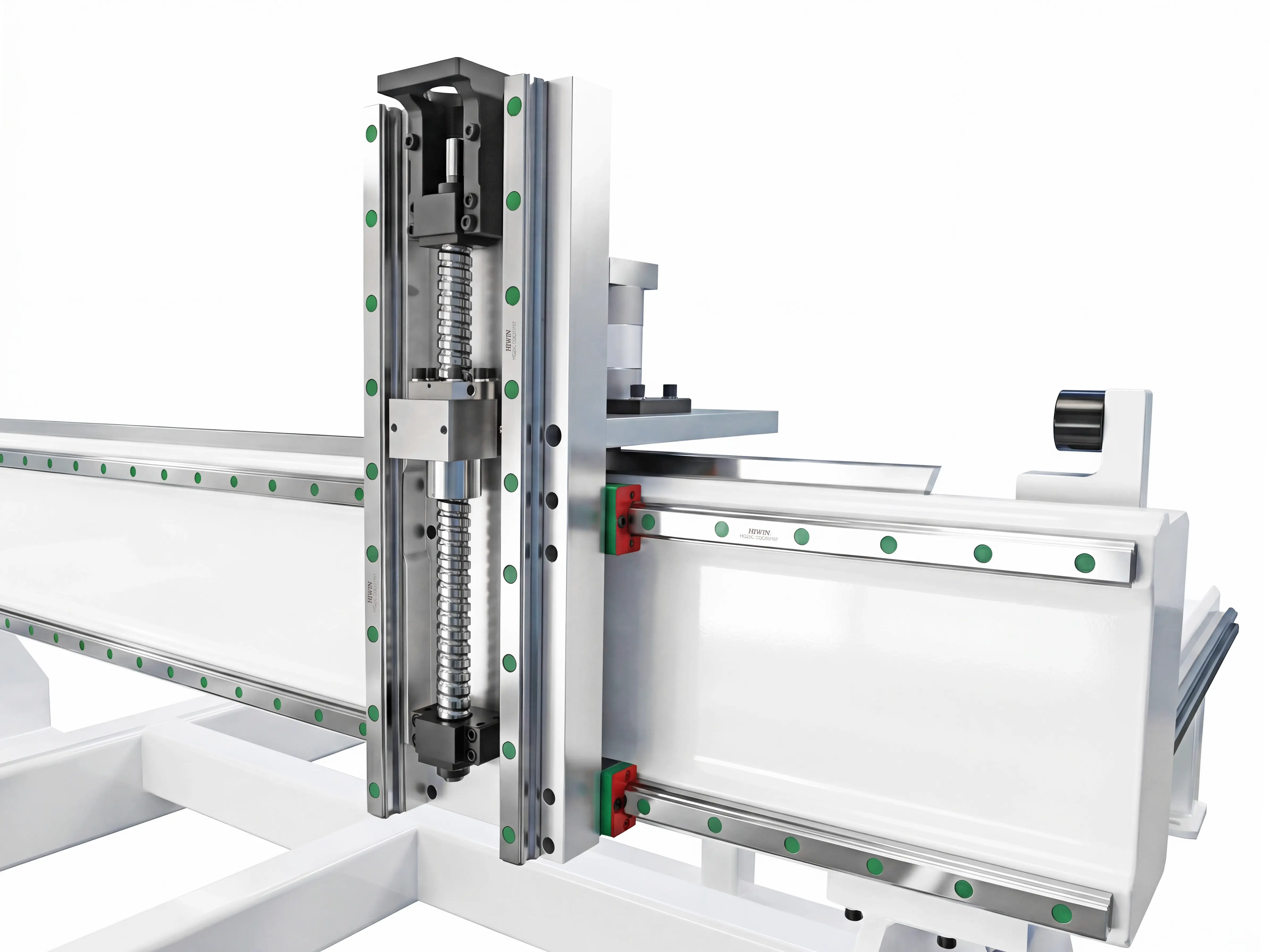 High rigidity gantry crossbeam of Spire 1325 CNC router with flood cooling