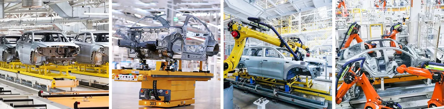 Applications of 3D 5-axis fiber laser cutting machines in the automotive industry: various automotive frames, structural components, chassis, etc. Applications of 3D 5-axis fiber laser cutting machines in the automotive industry: various automotive frames, structural components, chassis, etc.