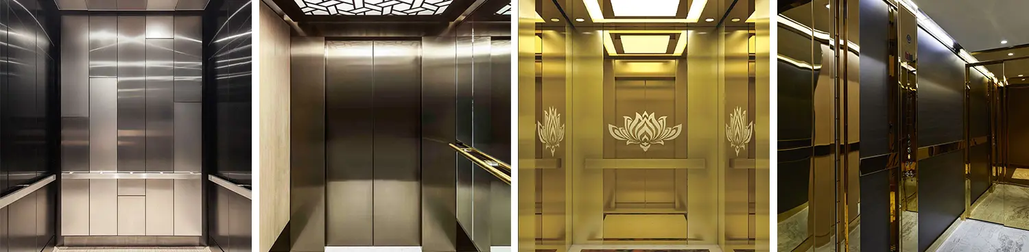 Applications of the fiber laser sheet and tube cutting machines in the elevator manufacturing industry: elevator car back panels, elevator door panels, elevator control panel boxes, etc. Applications of the fiber laser sheet and tube cutting machines in the elevator manufacturing industry: elevator car back panels, elevator door panels, elevator control panel boxes, etc.