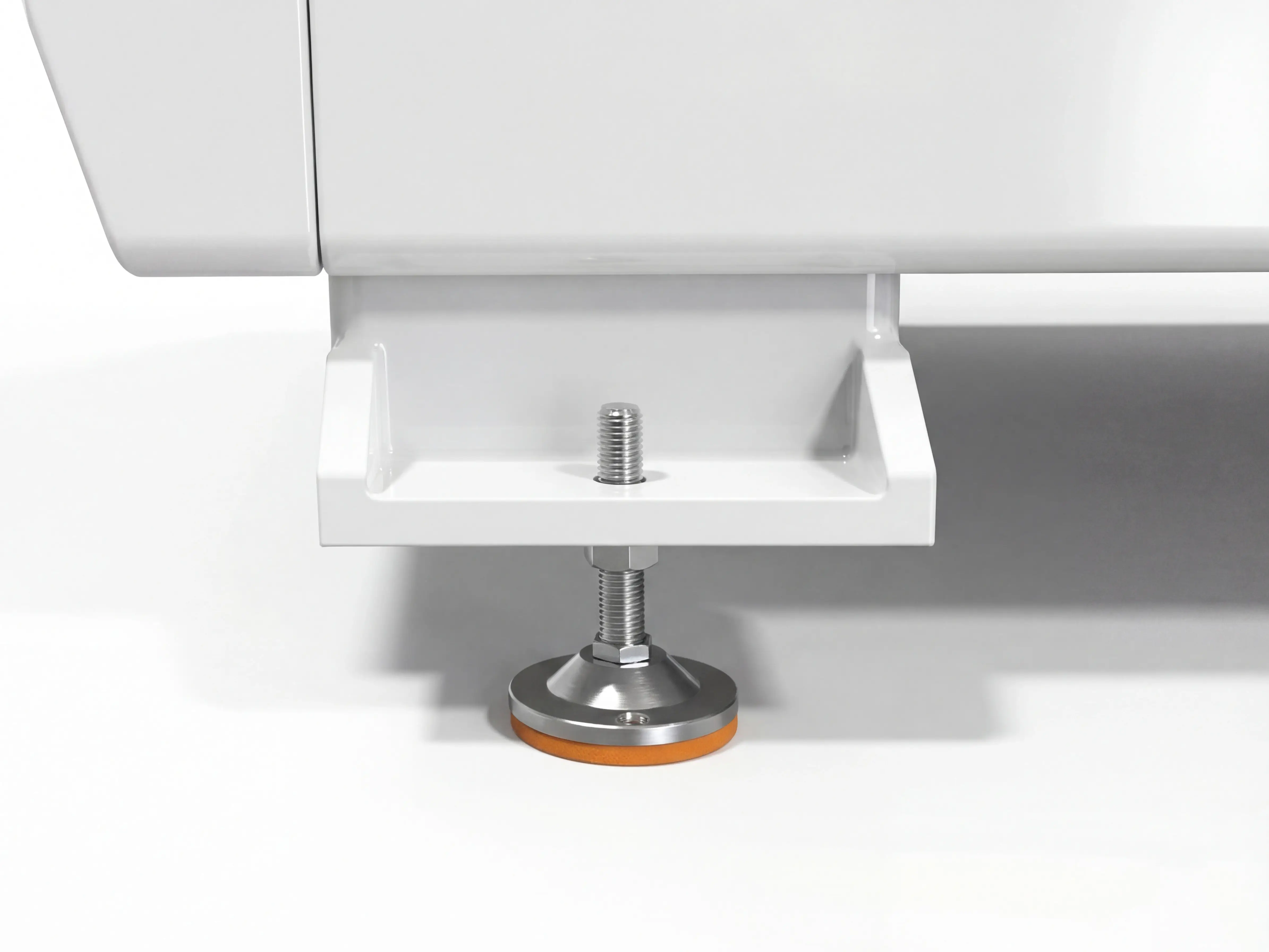 Adjustable leveling feet for Spire 2130 ATC CNC router