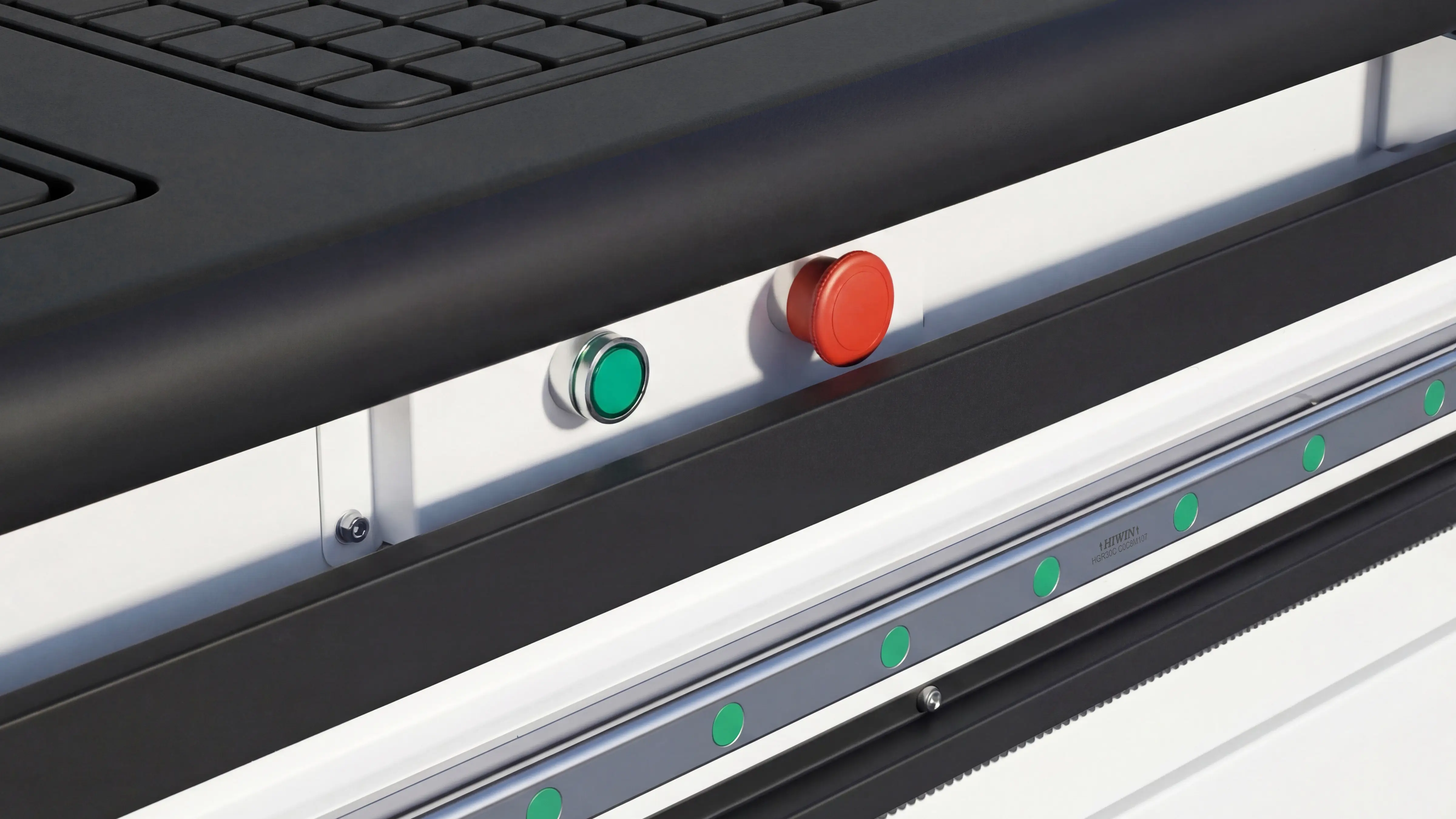 Rear control switches for Spire 2130 linear ATC CNC wood router