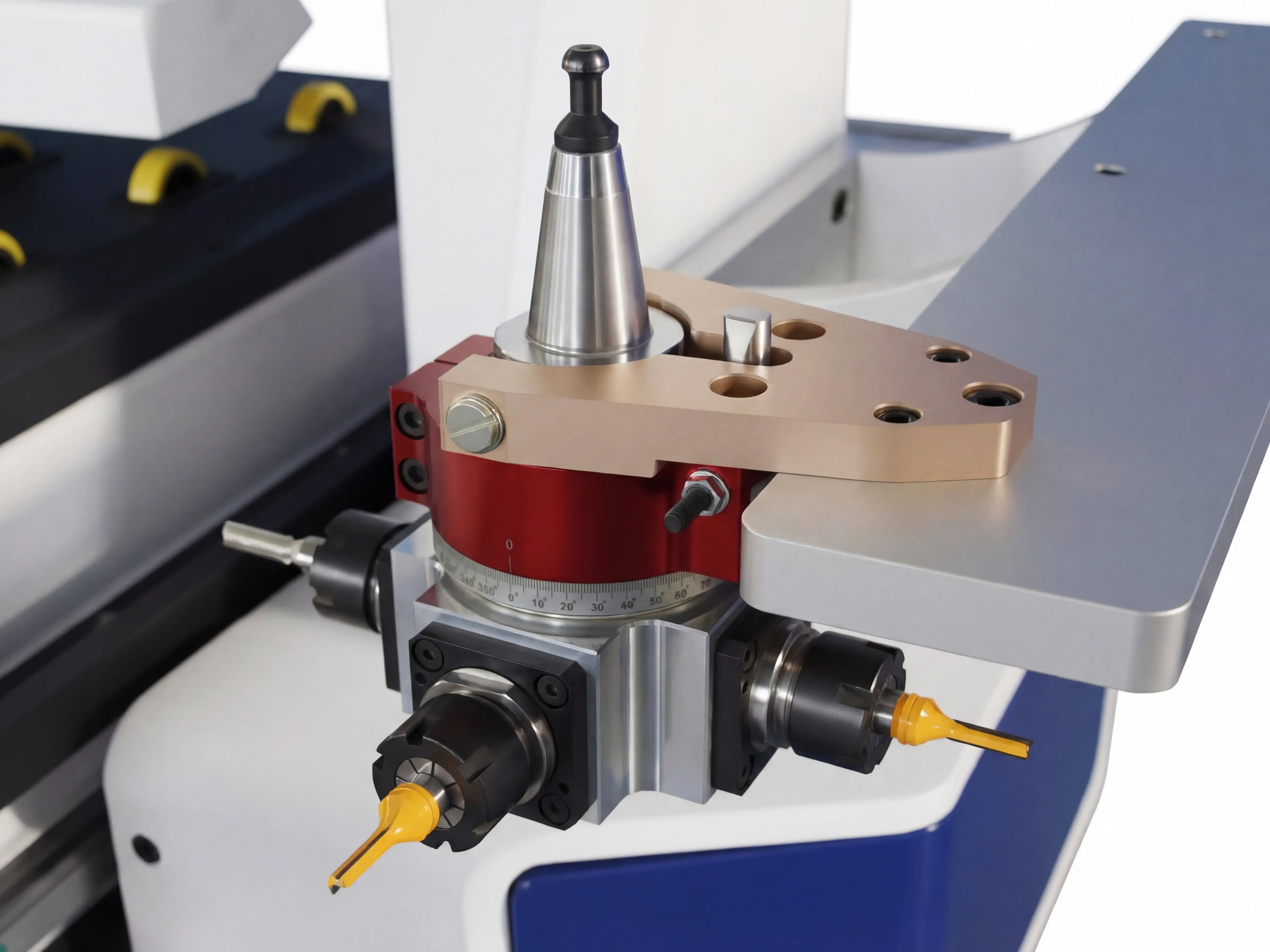 HQD angle head (4-sided aggregate) of Spire 2130 ATC CNC router