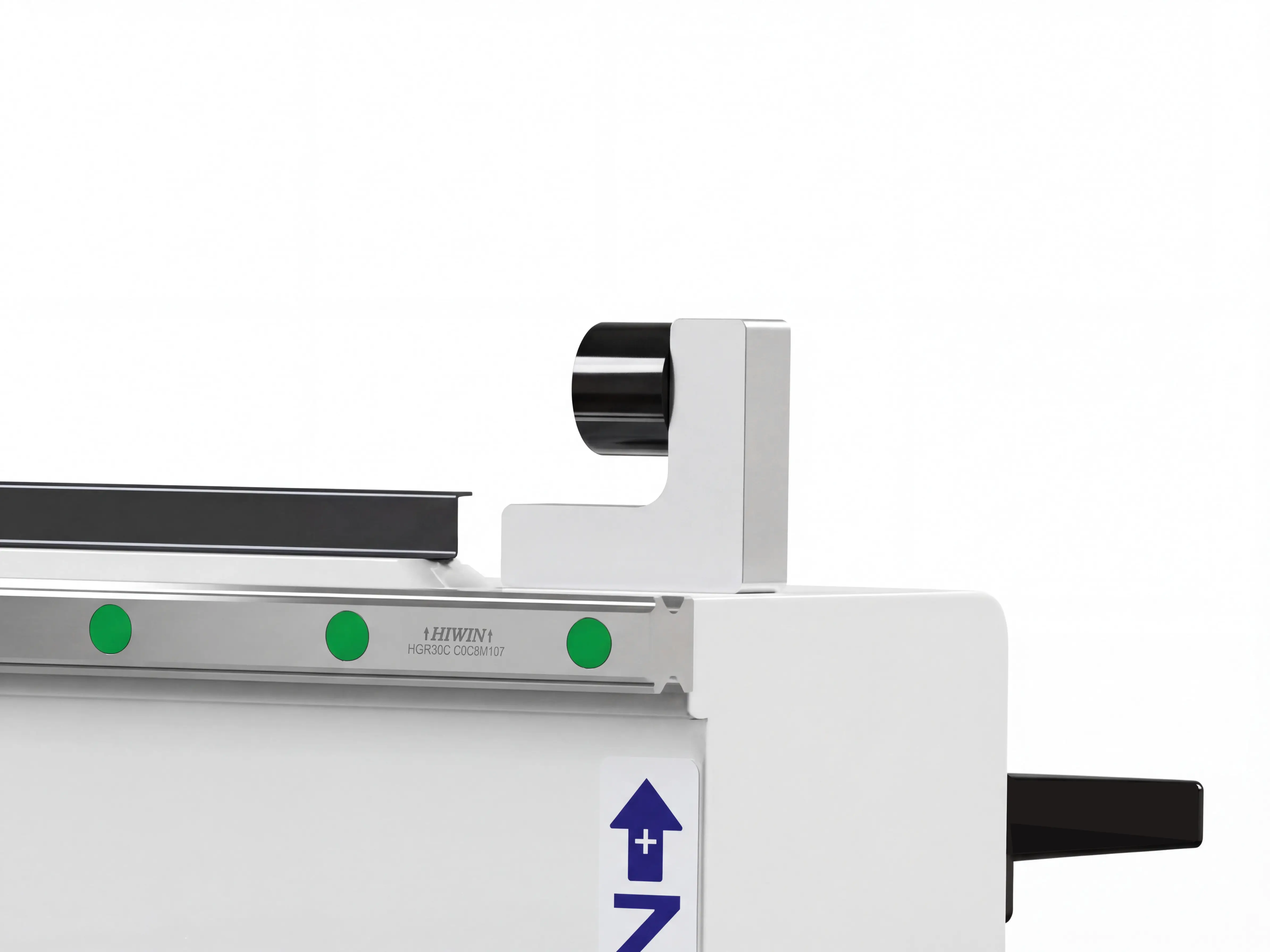 High-strength aluminum alloy limit bumpers of Spire 2130 ATC CNC router