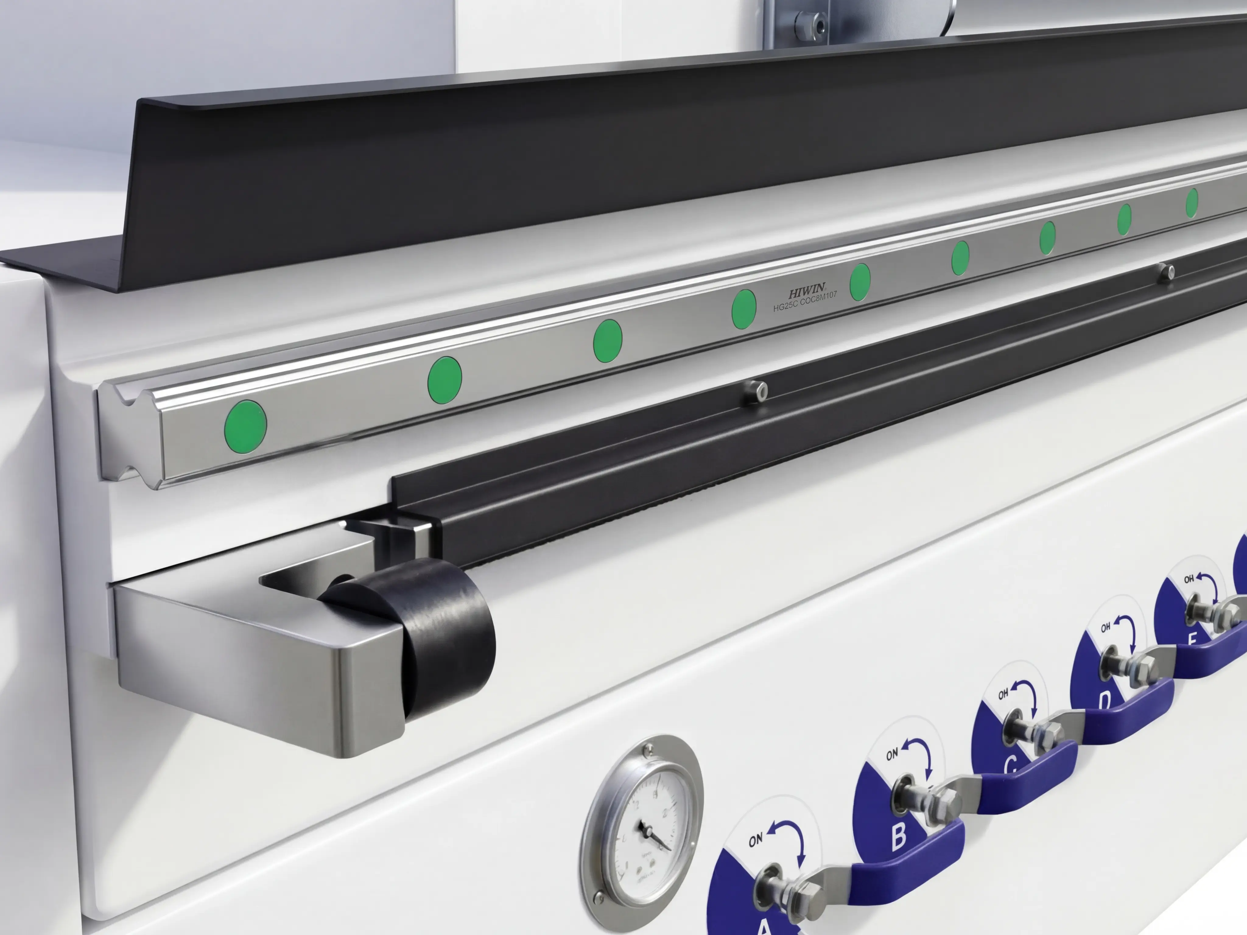 Hiwin (Taiwan) P level 30 linear guideways for Spire 1325 linear ATC CNC wood router