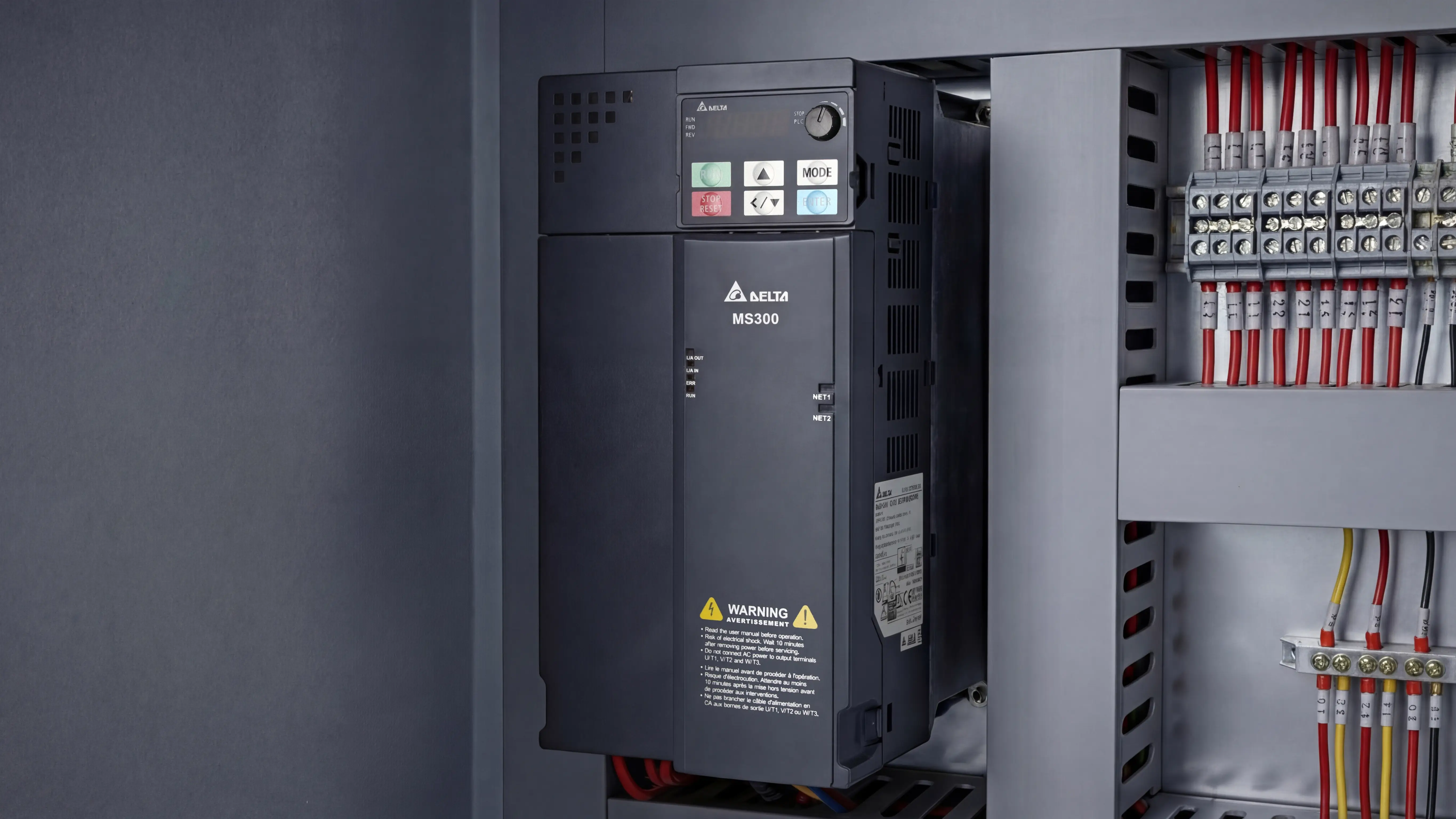 Delta (Taiwan) variable frequency drive for Spire 1325 linear ATC CNC wood router