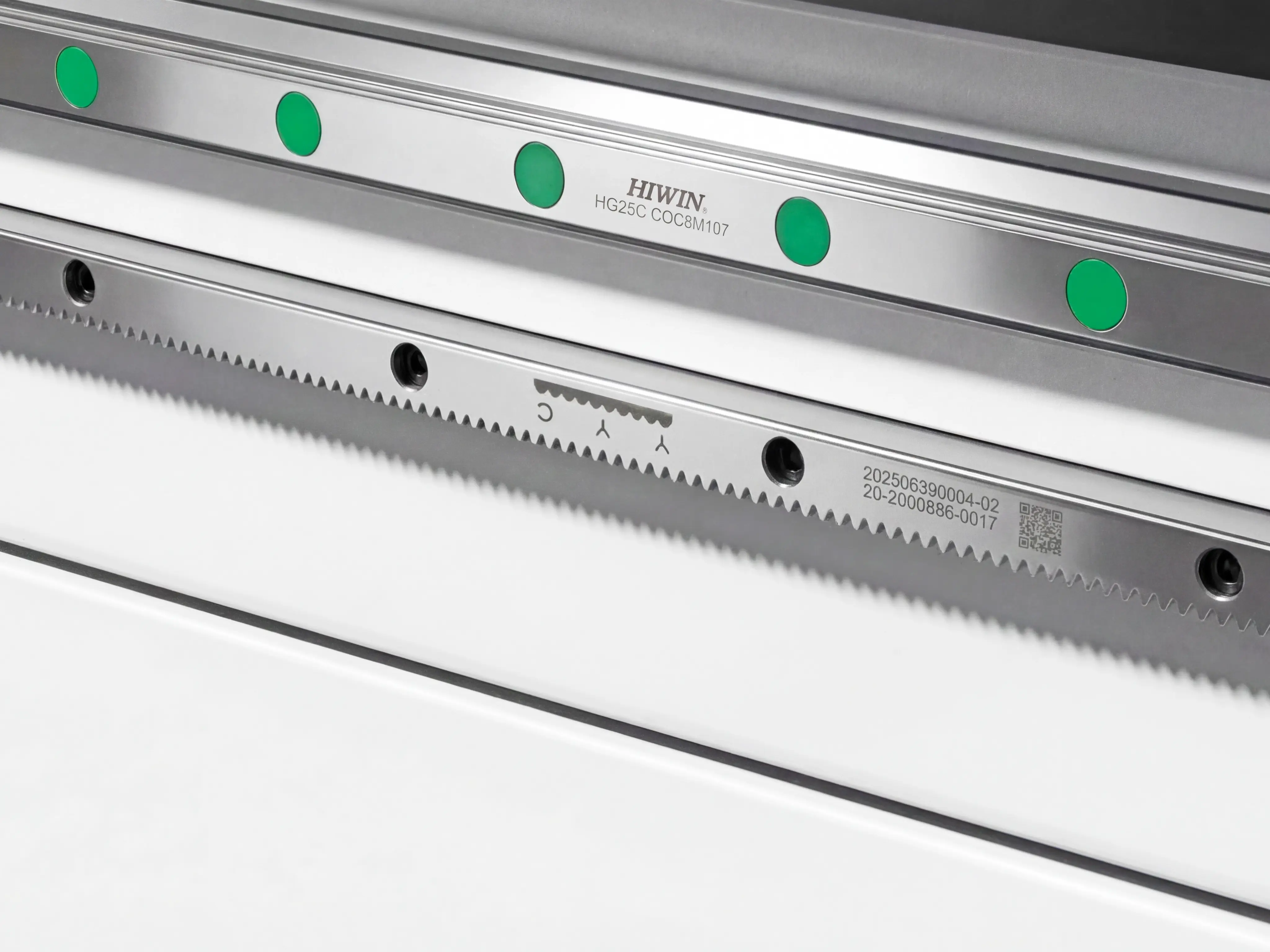 YYC (Taiwan) Ground helical rack & pinion for Spire 1325 linear ATC CNC wood router