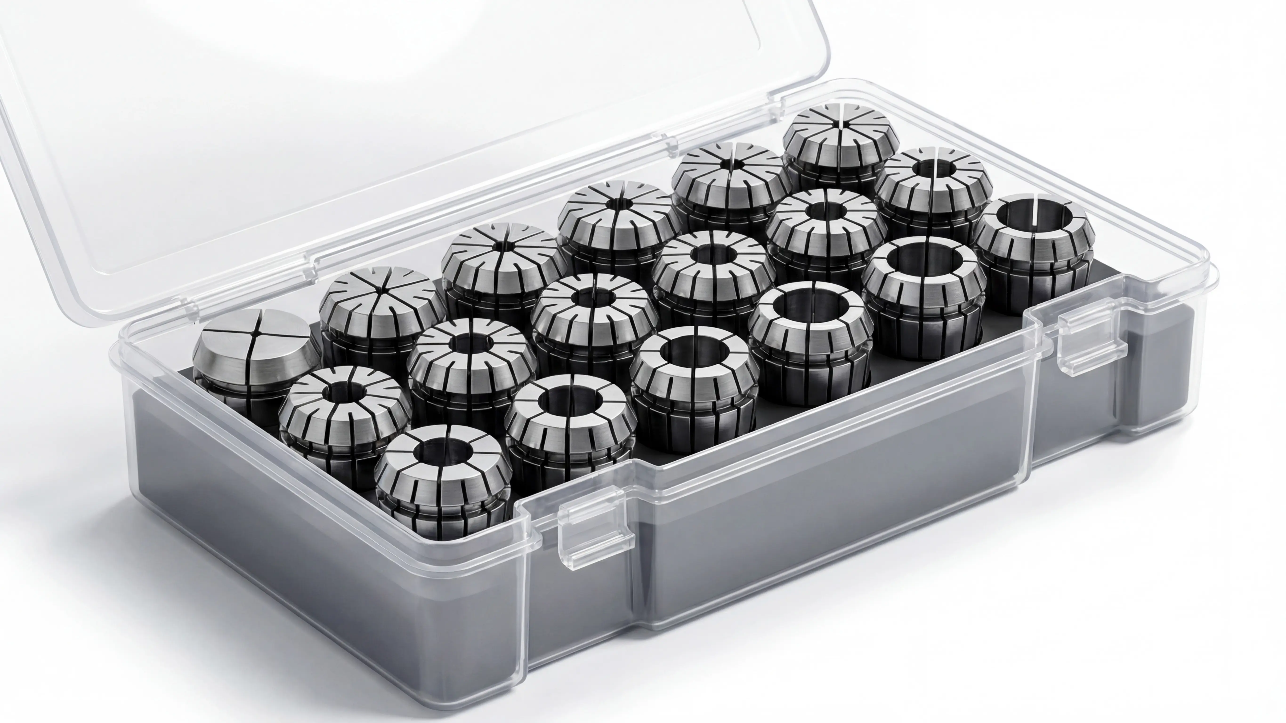 Tool collet set for Spire 1325 linear ATC CNC wood router