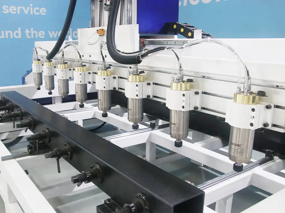 8 High-speed water-cooled variable-frequency spindles for CNC router