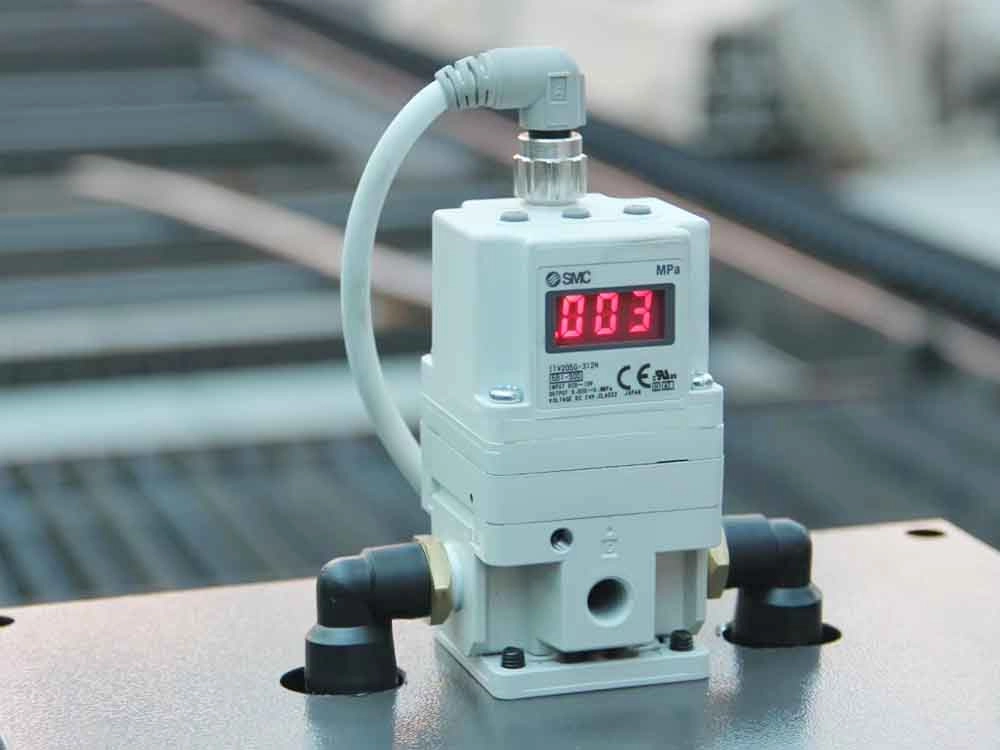 The proportional valve used to control gas flow The proportional valve used to control gas flow