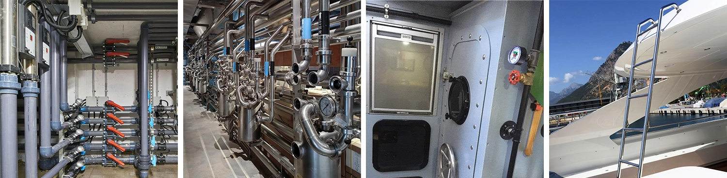 The all-in-one fiber laser cutting machine is widely applied in the shipbuilding and marine engineering industries for fabricating components such as marine-grade piping, hull structural parts, and ship outfitting parts. The all-in-one fiber laser cutting machine is widely applied in the shipbuilding and marine engineering industries for fabricating components such as marine-grade piping, hull structural parts, and ship outfitting parts.