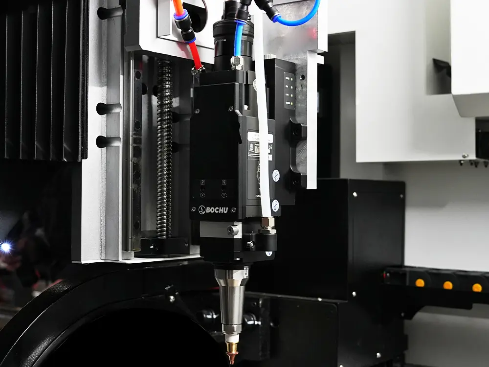 Bochu BLT310T intelligent laser cutting head Bochu BLT310T intelligent laser cutting head for the 2-chuck fiber laser tube cutting machine with feeding system
