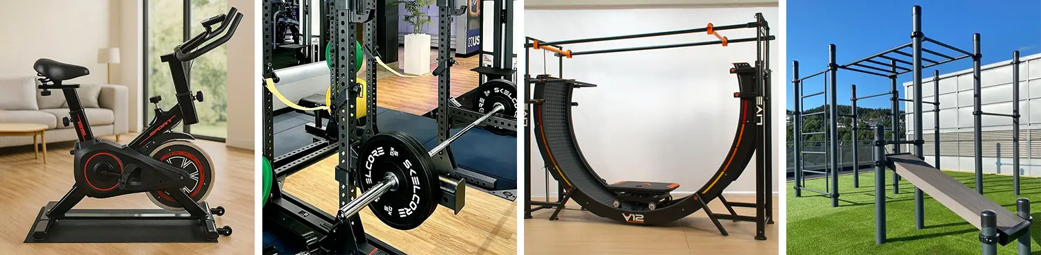 Applications of the 2-chuck fiber laser tube cutting machines in the fitness equipment industry: exercise bike frames, barbell racks, rowing machines, outdoor fitness equipment, etc. Applications of the 2-chuck fiber laser tube cutting machines in the fitness equipment industry: exercise bike frames, barbell racks, rowing machines, outdoor fitness equipment, etc.