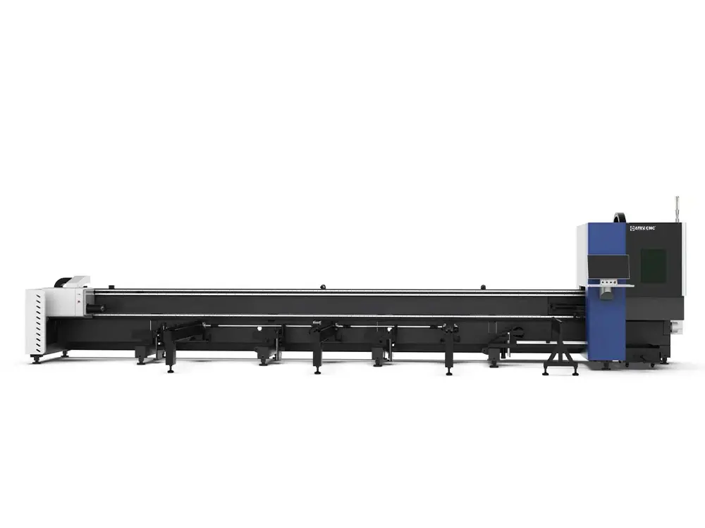 2-chuck fiber laser tube cutting machine with feeding system 2-chuck fiber laser tube cutting machine with feeding system