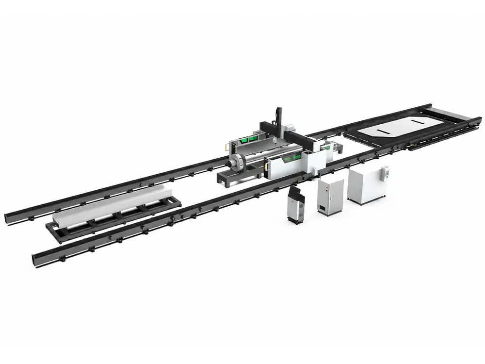 The CK-13033-GRH large-scale all-in-one fiber laser cutting machine The CK-13033-GRH large-scale all-in-one fiber laser cutting machine
