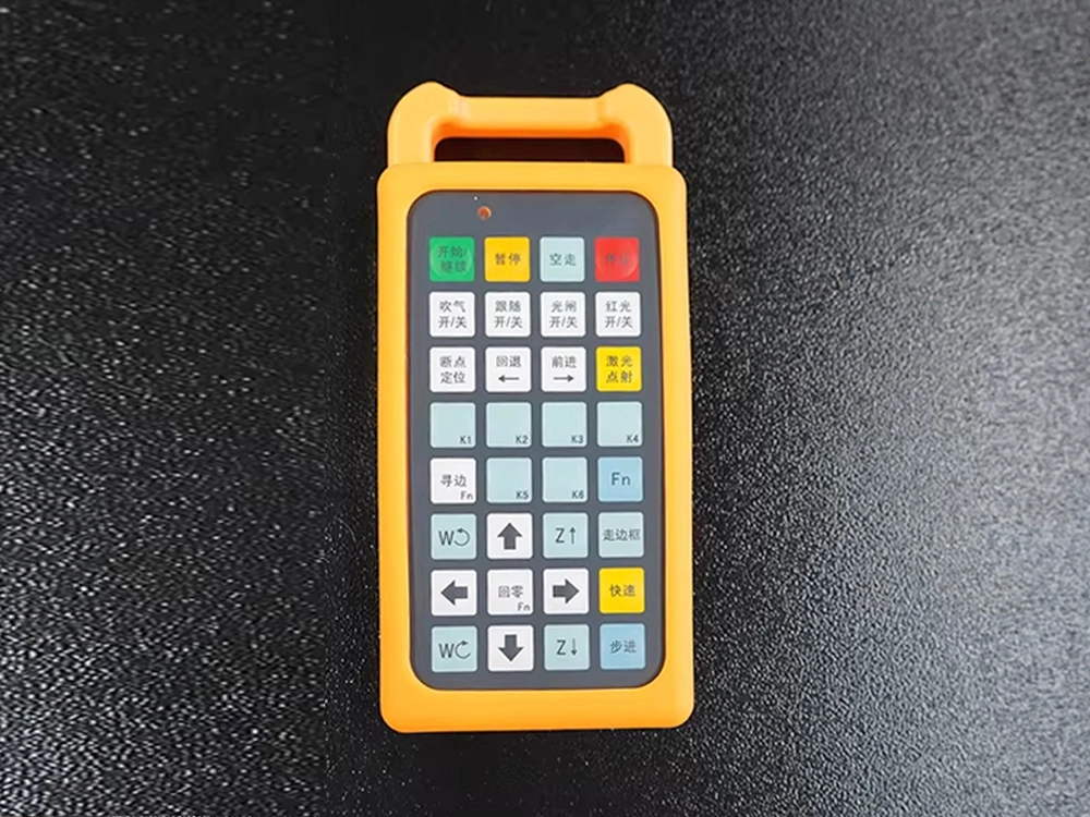 Control handle of the 2040 enclosed fiber laser cutting machine with dual-shuttle table