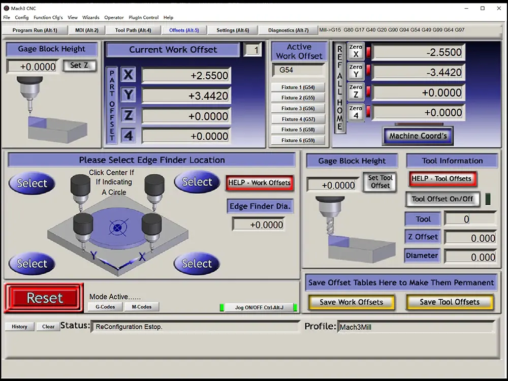 Mach3 CNC Control System Mach3 CNC control system for a desktop CNC router providing precise machine operation