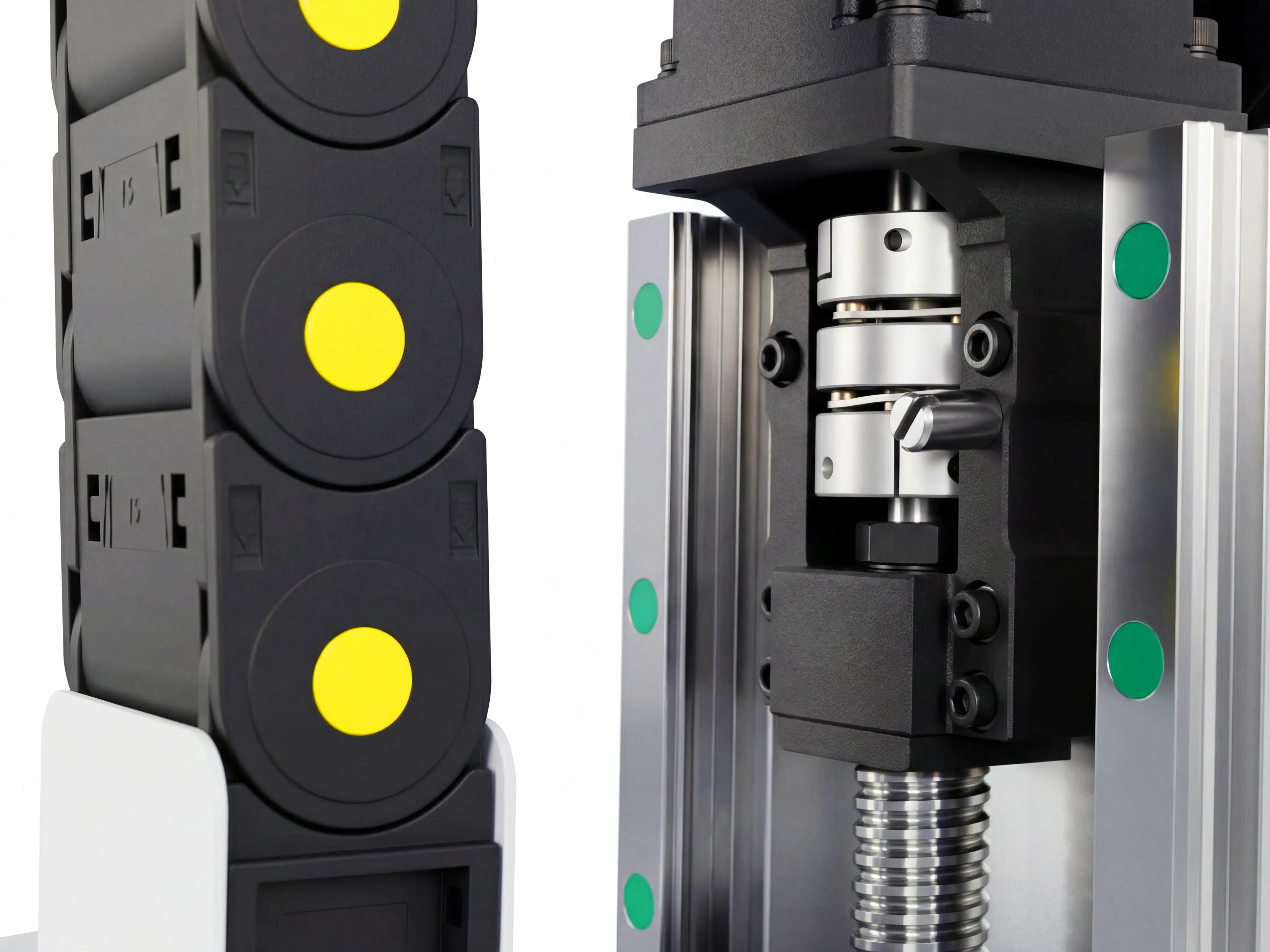 High-precision diaphragm coupling of Spire 1520 CNC router