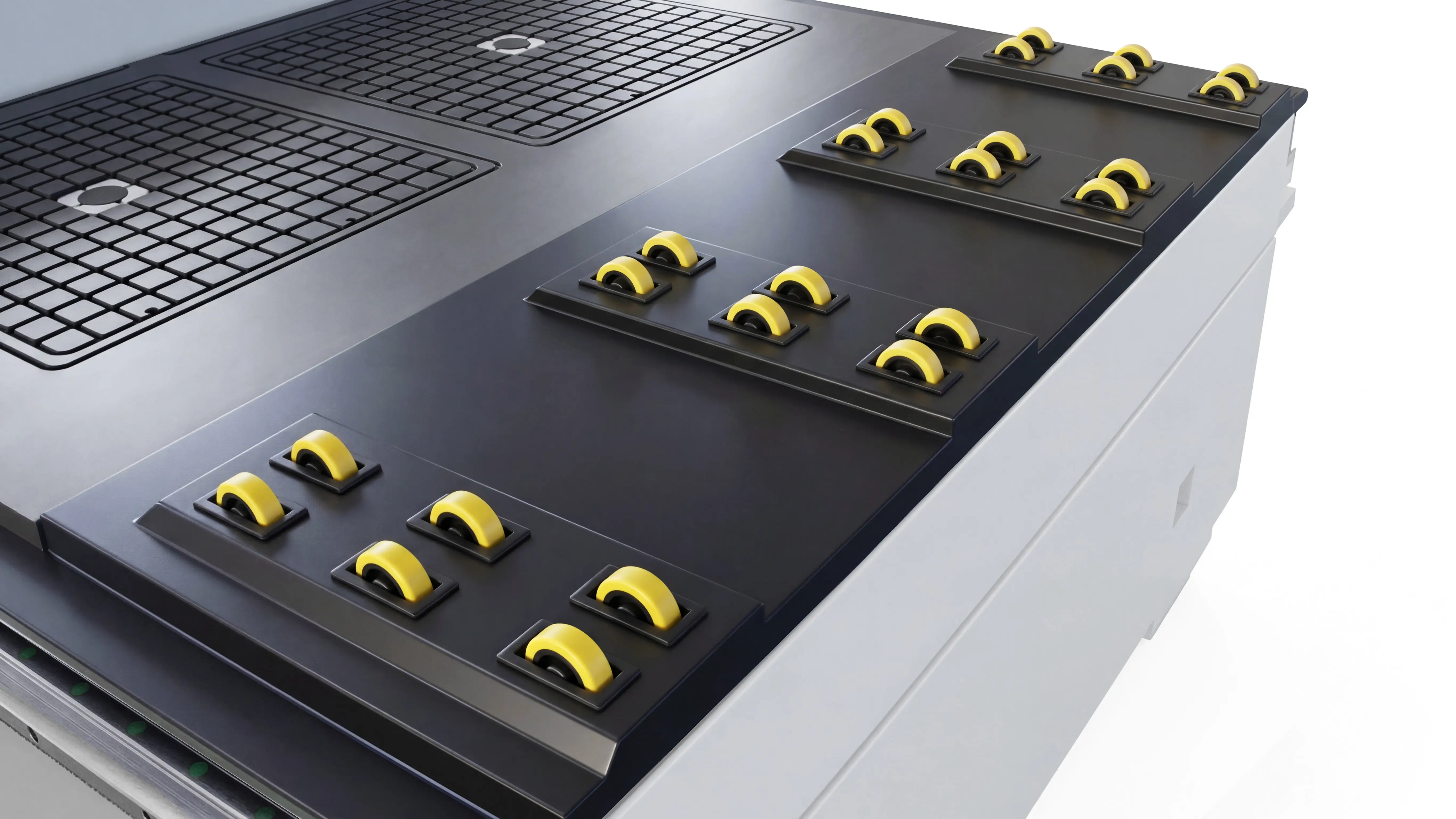 Auxiliary loading rollers for Spire 1520 CNC wood router