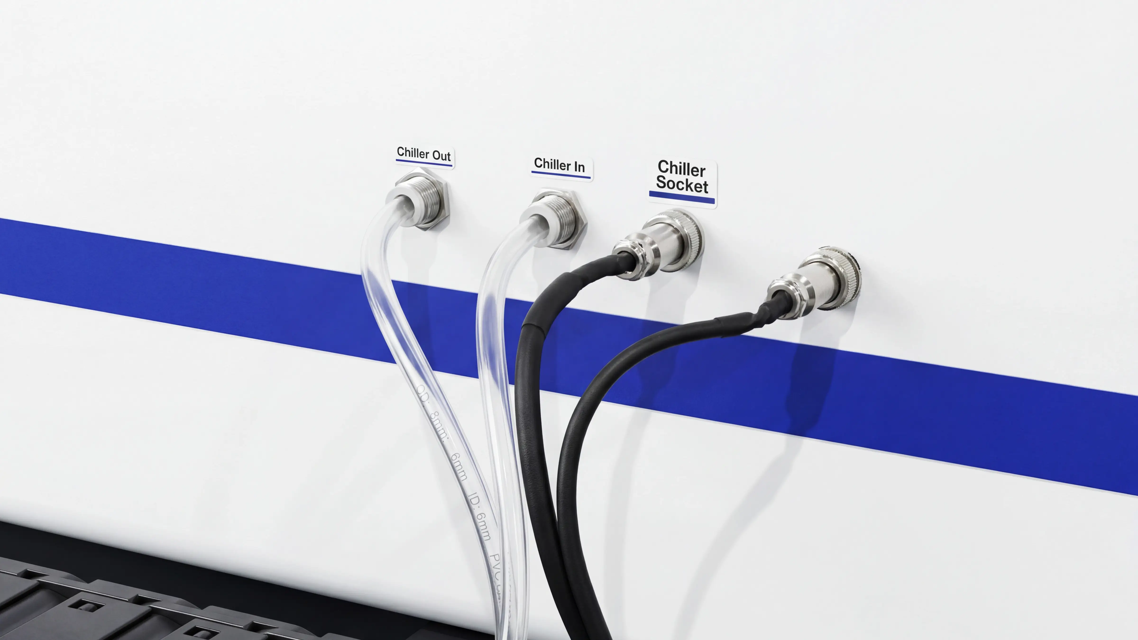 High-reliability aviation plugs of Spire 1520 CNC router