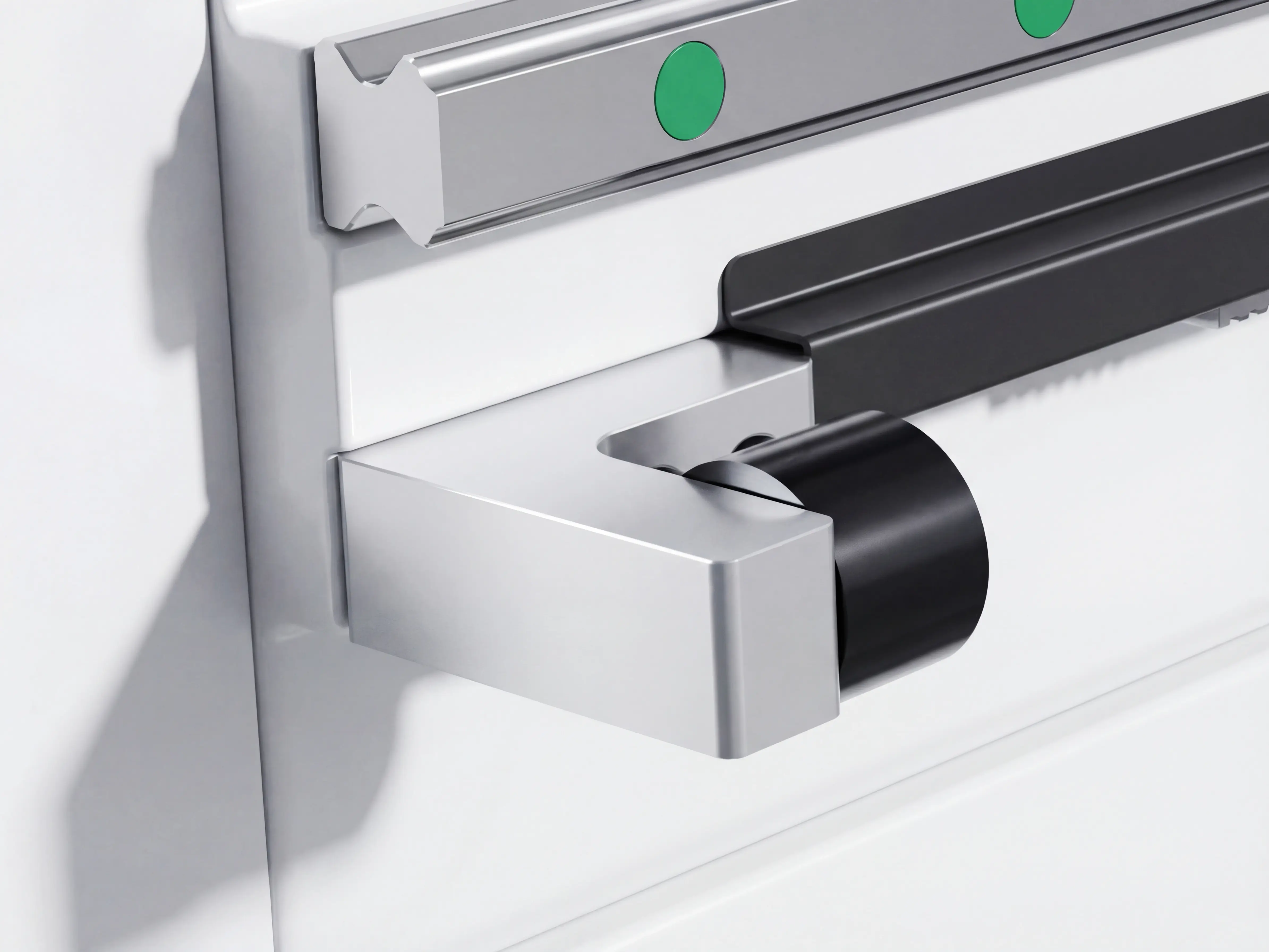 High-strength aluminum alloy limit bumpers of Spire 2130 ATC CNC router