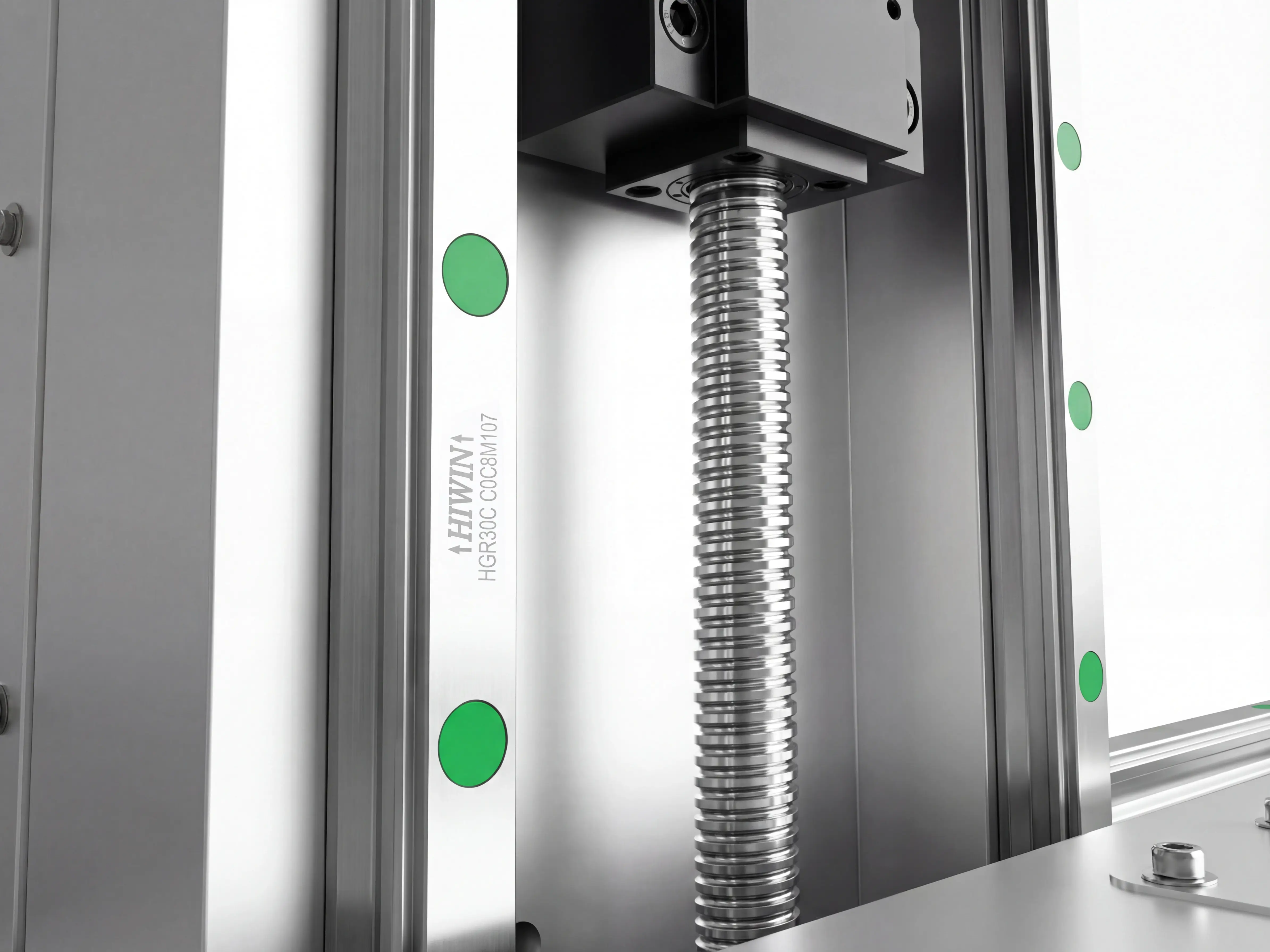 TBI (Taiwan) Ground ball screws of Spire 2130 ATC CNC router