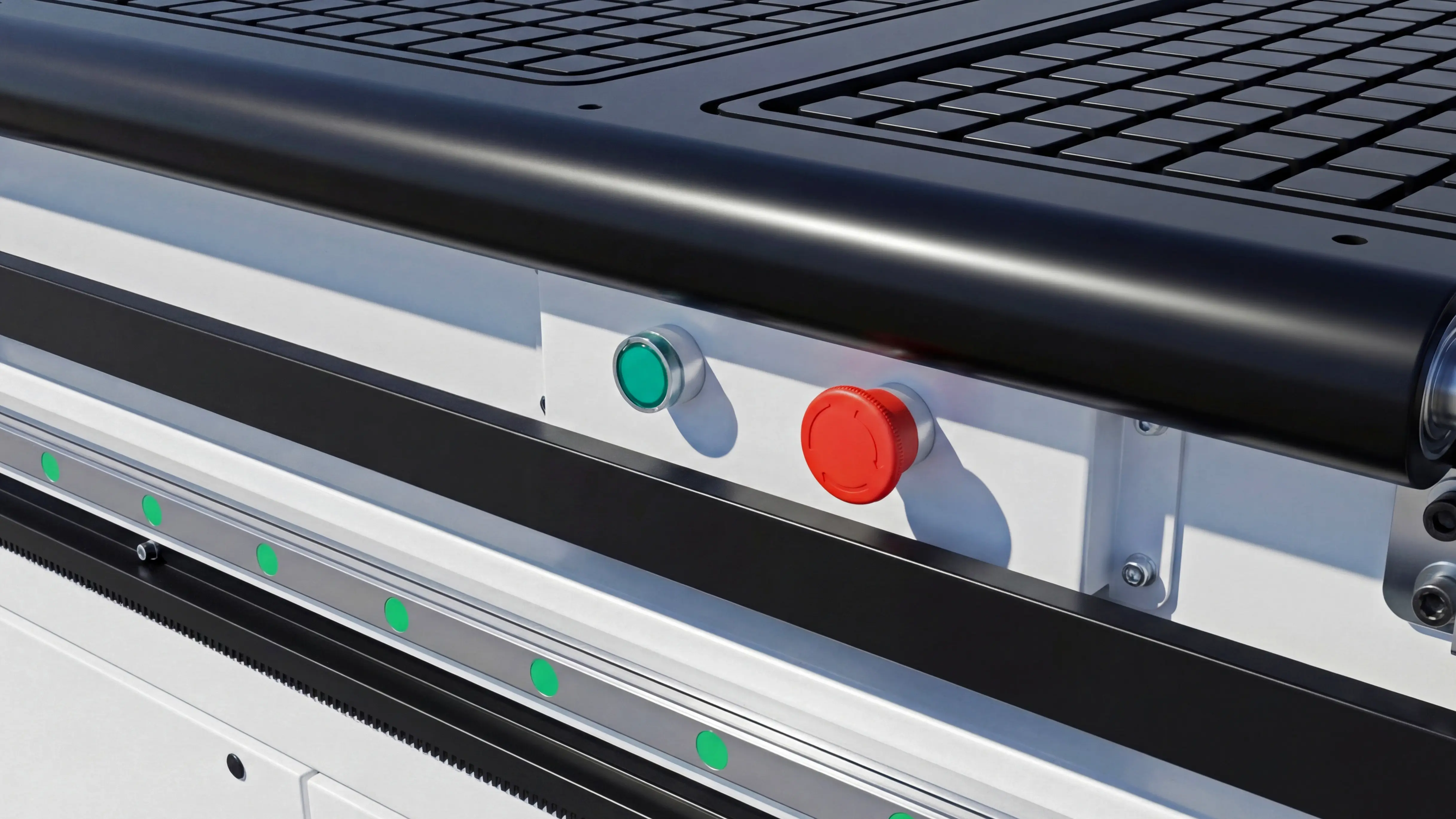 Rear control switches for Spire 2130 linear ATC CNC wood router