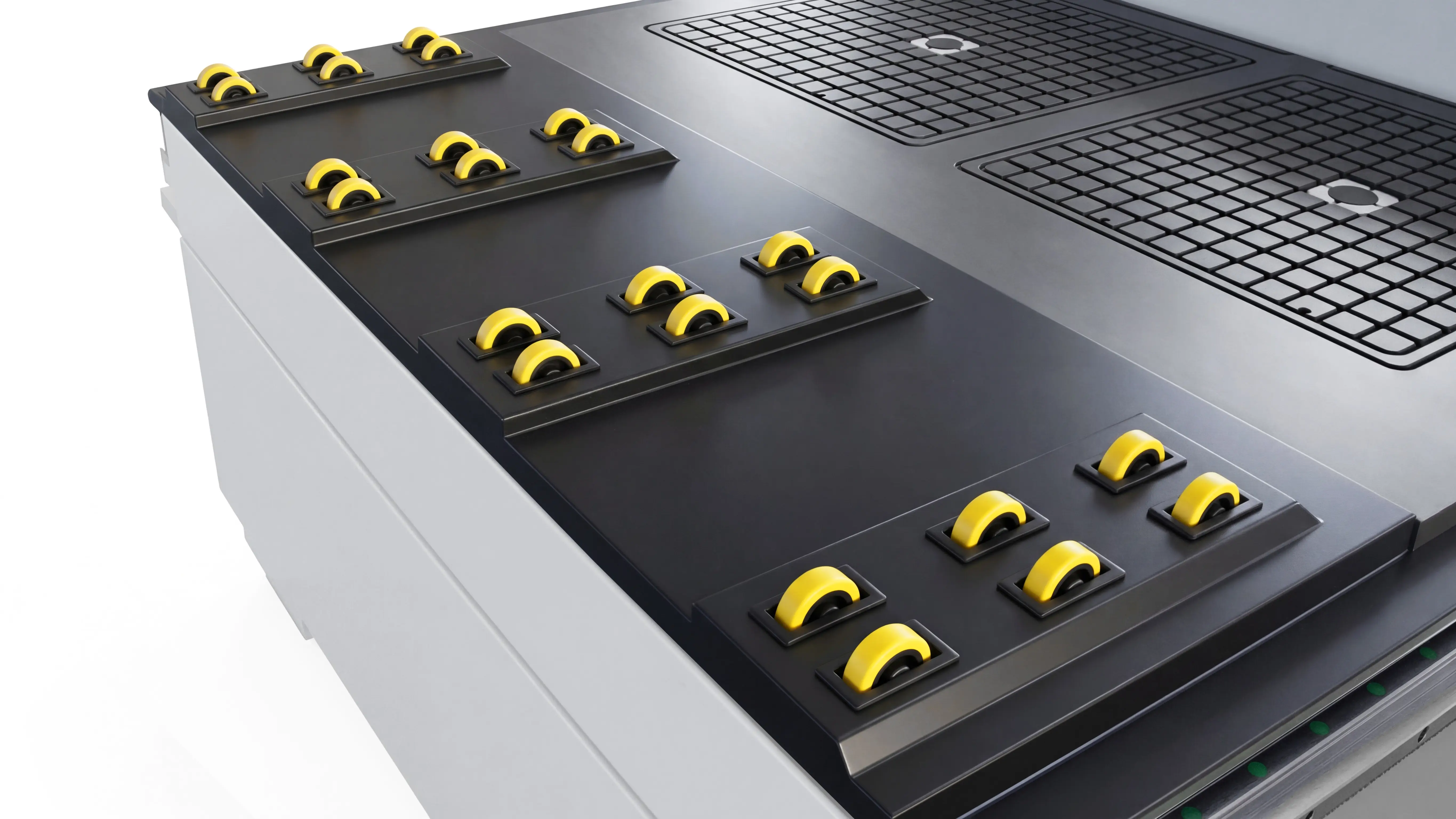 Auxiliary loading rollers for Spire 1325 CNC wood router