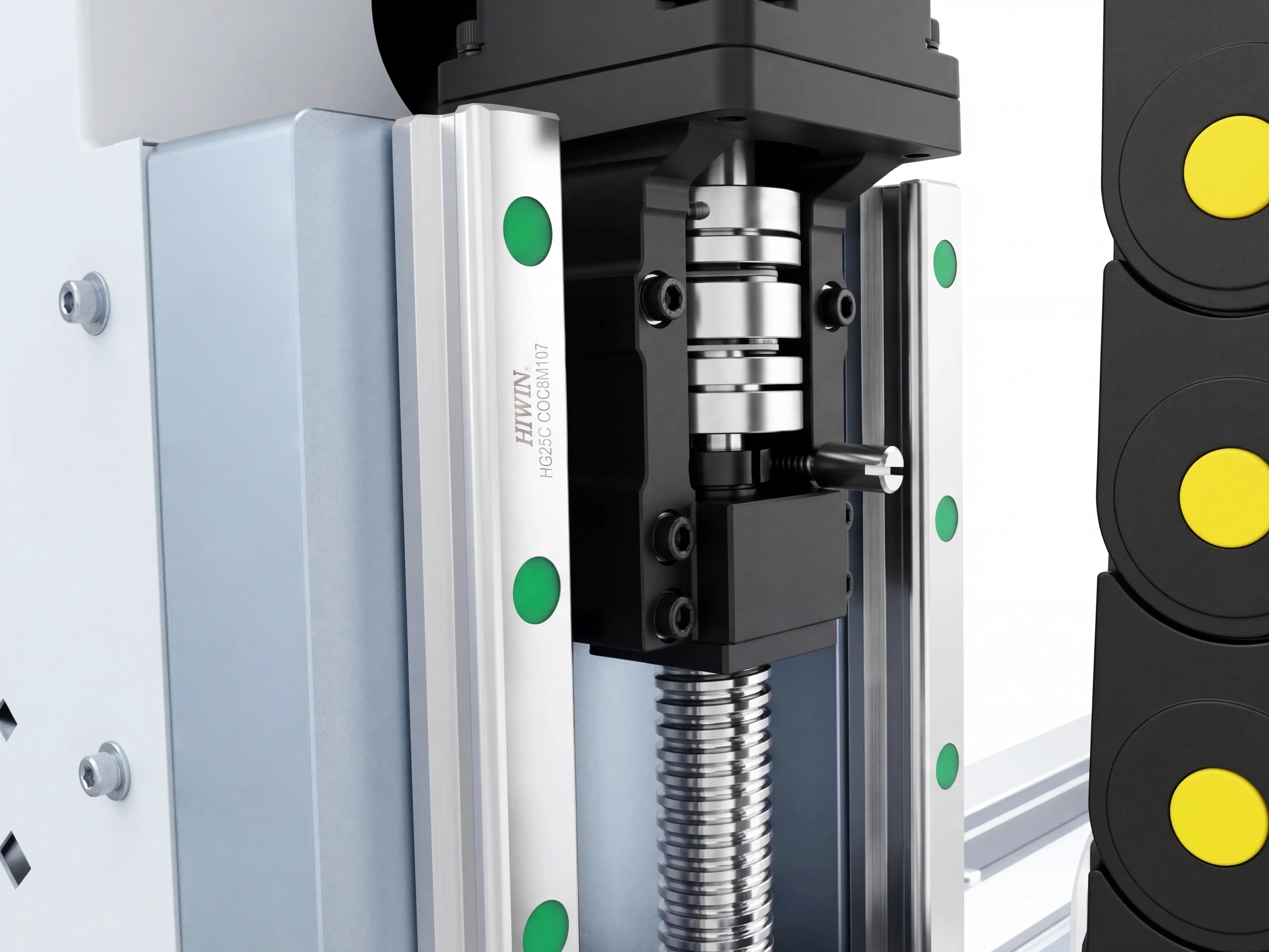 High-precision diaphragm coupling of Spire 1325 CNC router