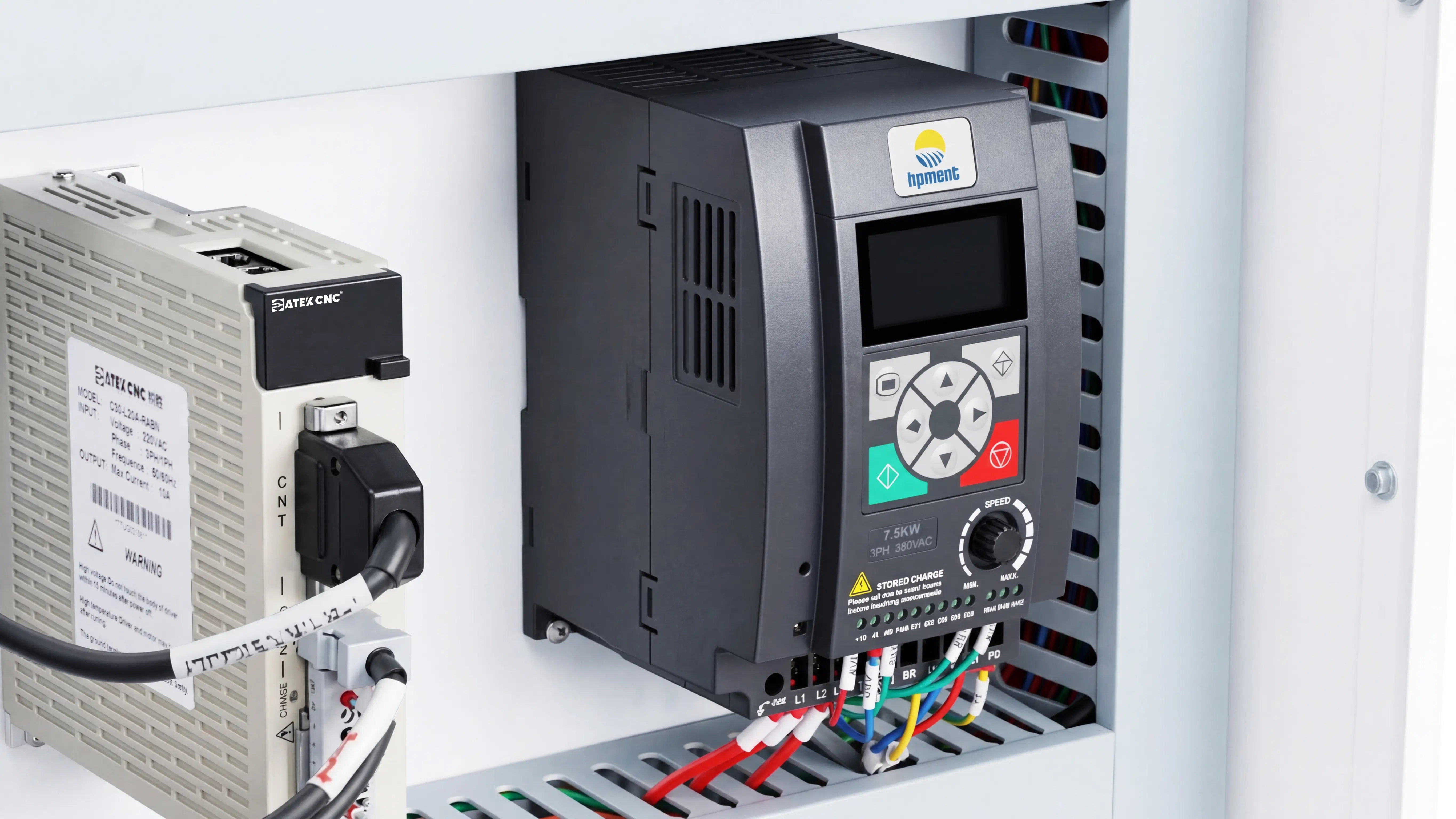 Hpmont variable frequency drive of Spire 1325 CNC router