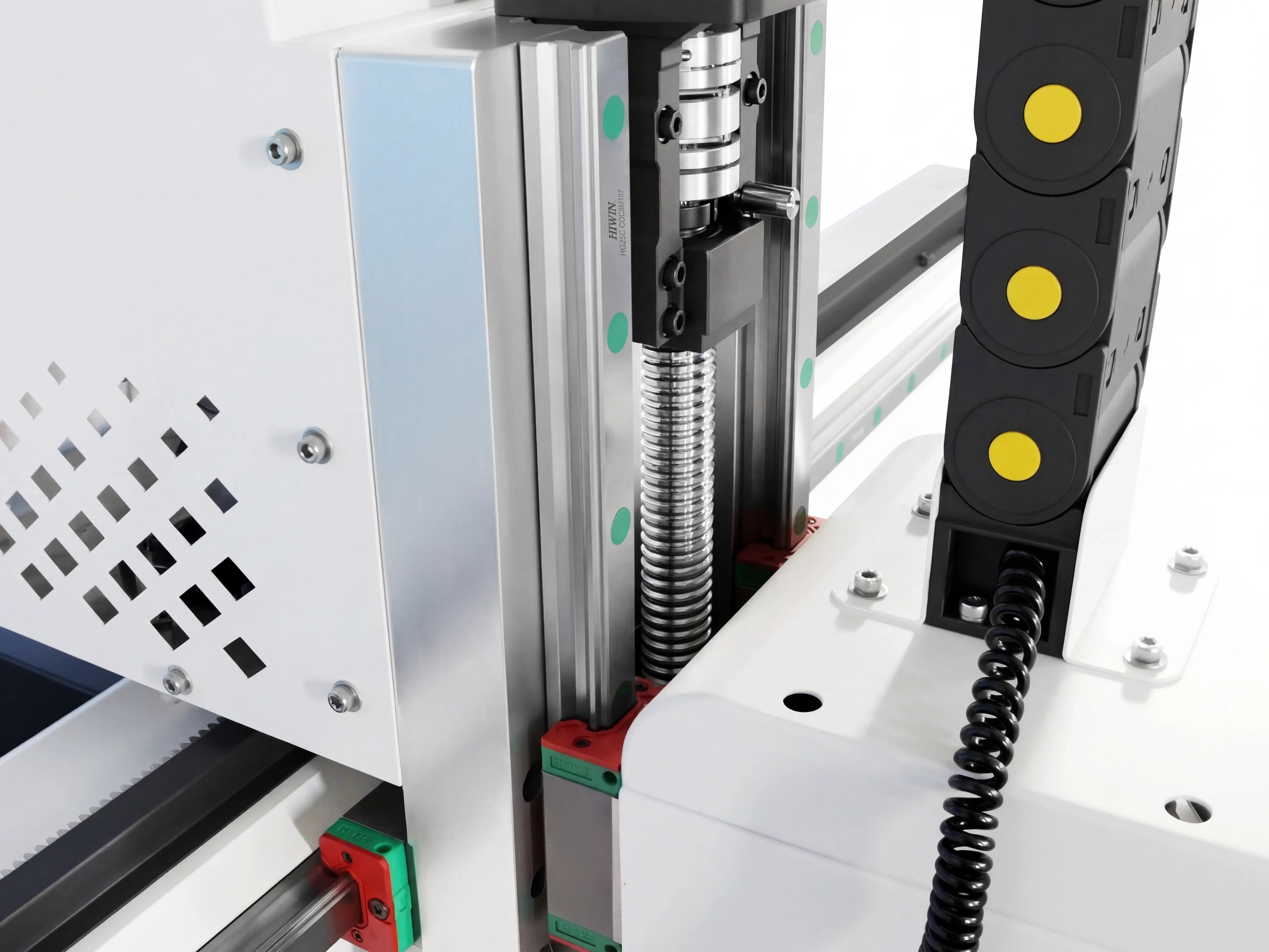 TBI (Taiwan) ground ball screws of Spire 1325 CNC router