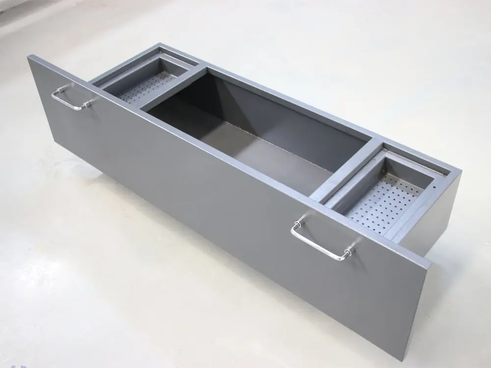 Drawer-type sewage tank