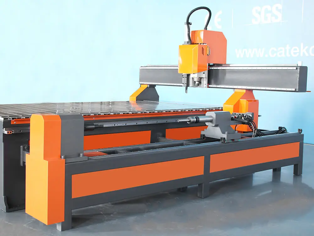 rotary 4th axis rotary 4th axis of CK-1325-RT CNC router