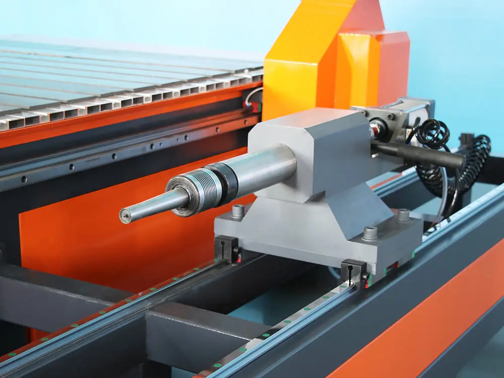 Tailstock of the rotary 4th axis Tailstock of the rotary 4th axis