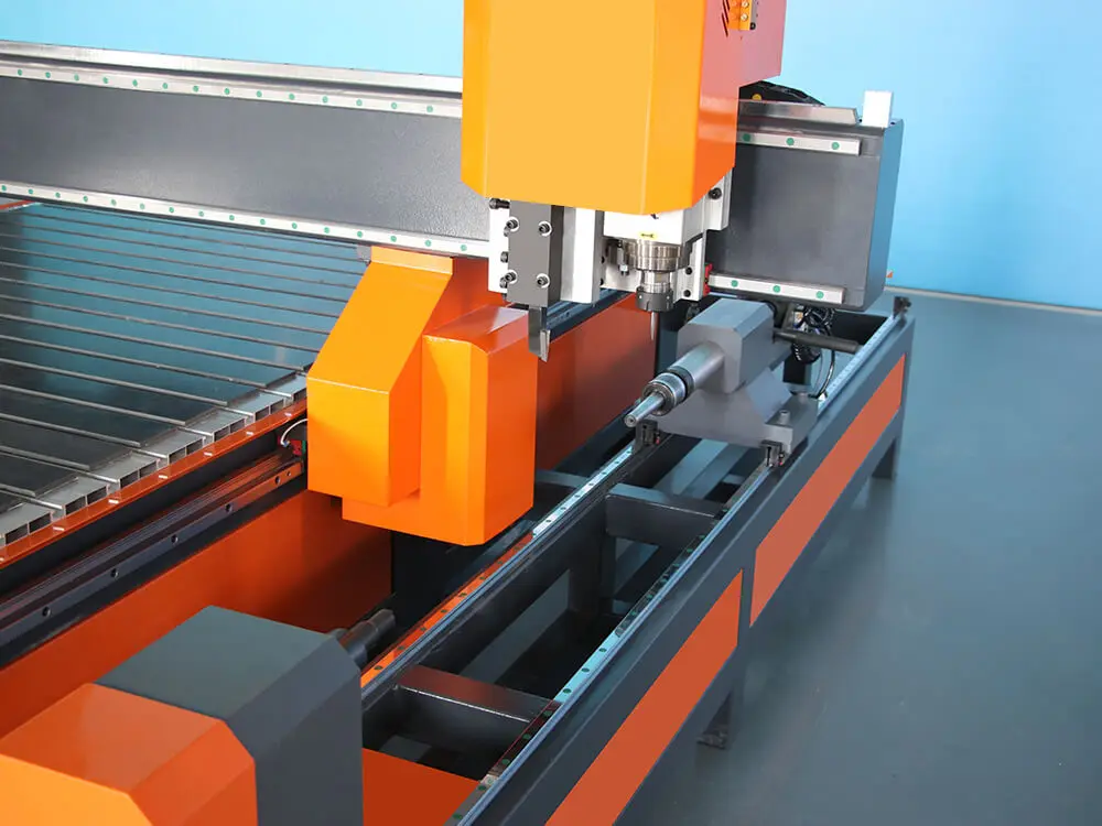 rotary 4th axis rotary 4th axis of CK-1325-RT CNC router