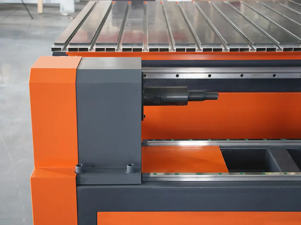 Headstock of the rotary 4th axis Headstock of the rotary 4th axis